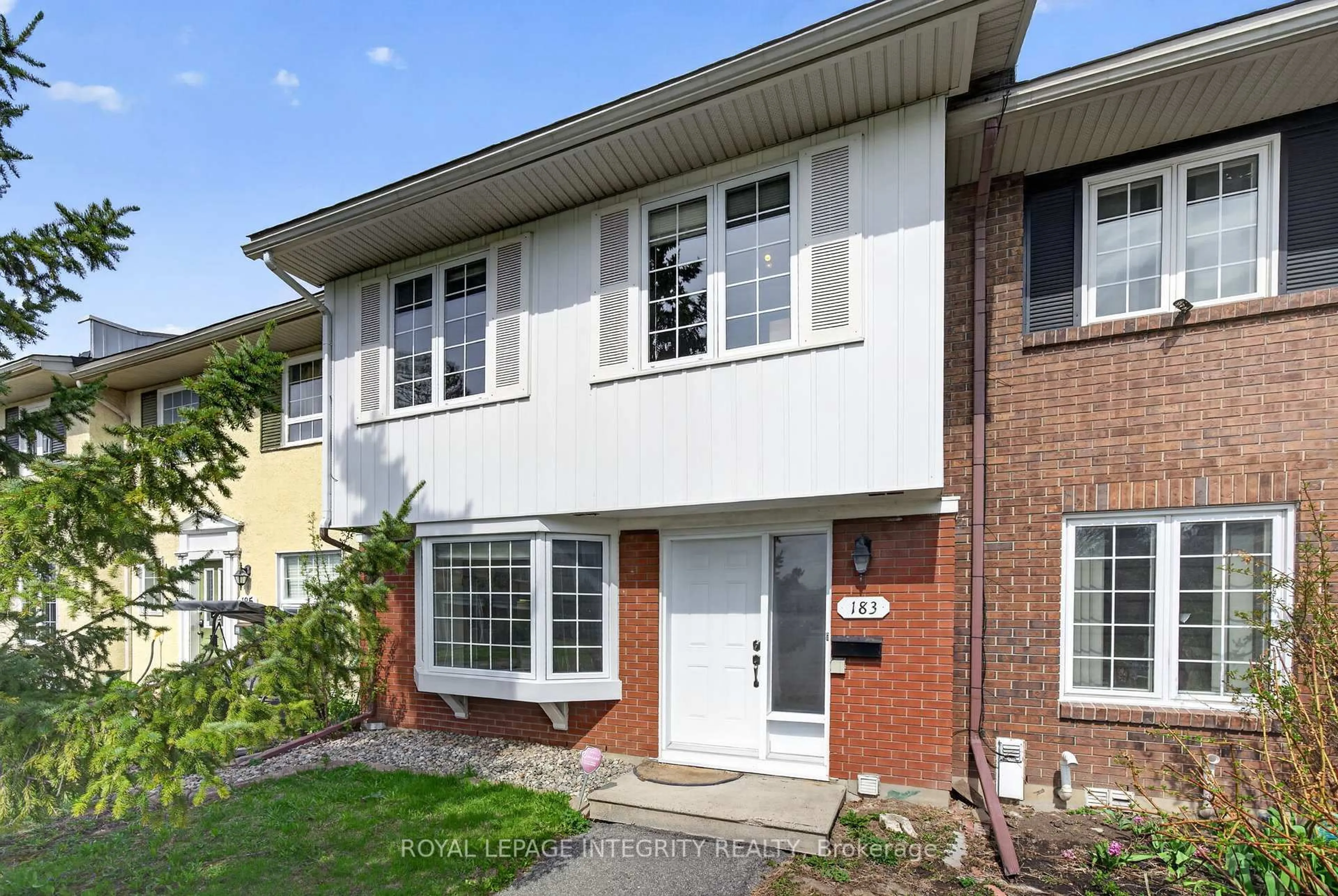 Home with brick exterior material, street for 183 Monterey Dr, Ottawa Ontario K2H 7A9