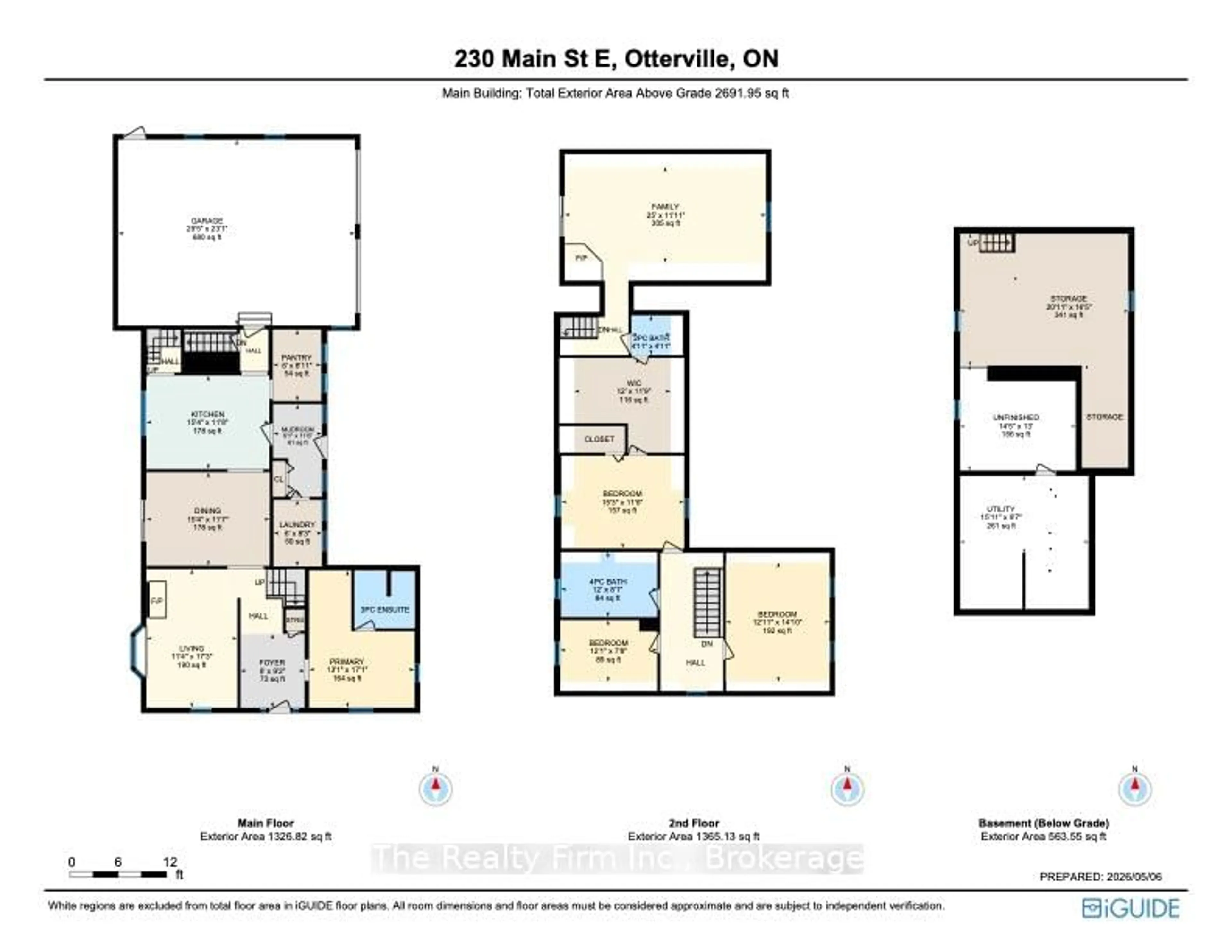 Floor plan for 230 Main St, Norwich Ontario N0J 1R0