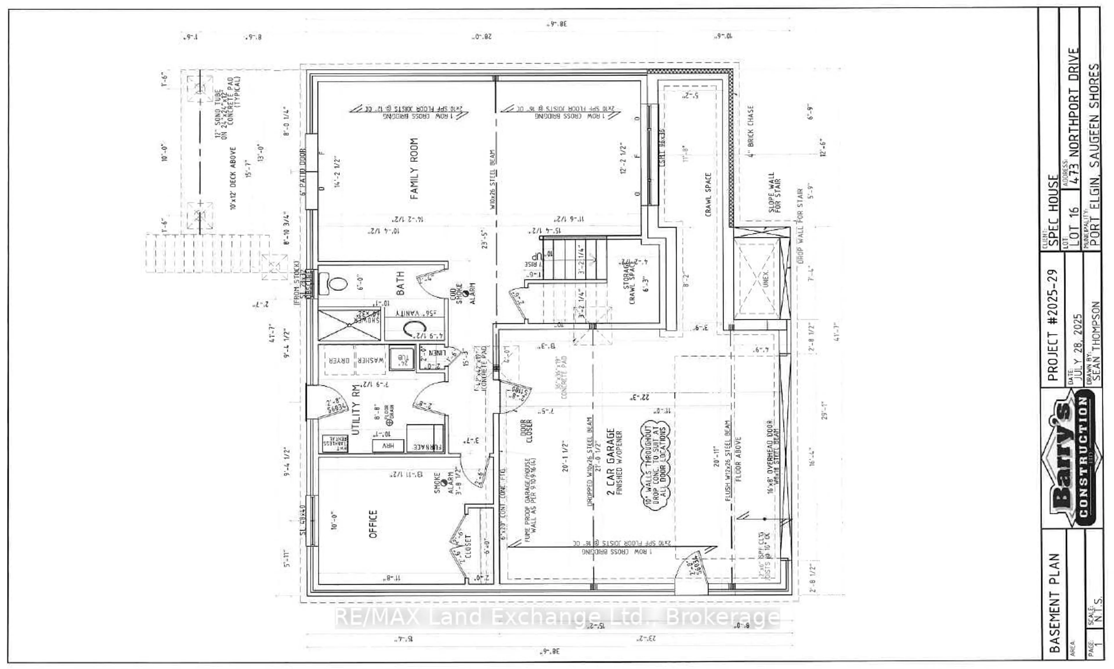 Floor plan for 473 Northport Dr, Saugeen Shores Ontario N0H 2C8