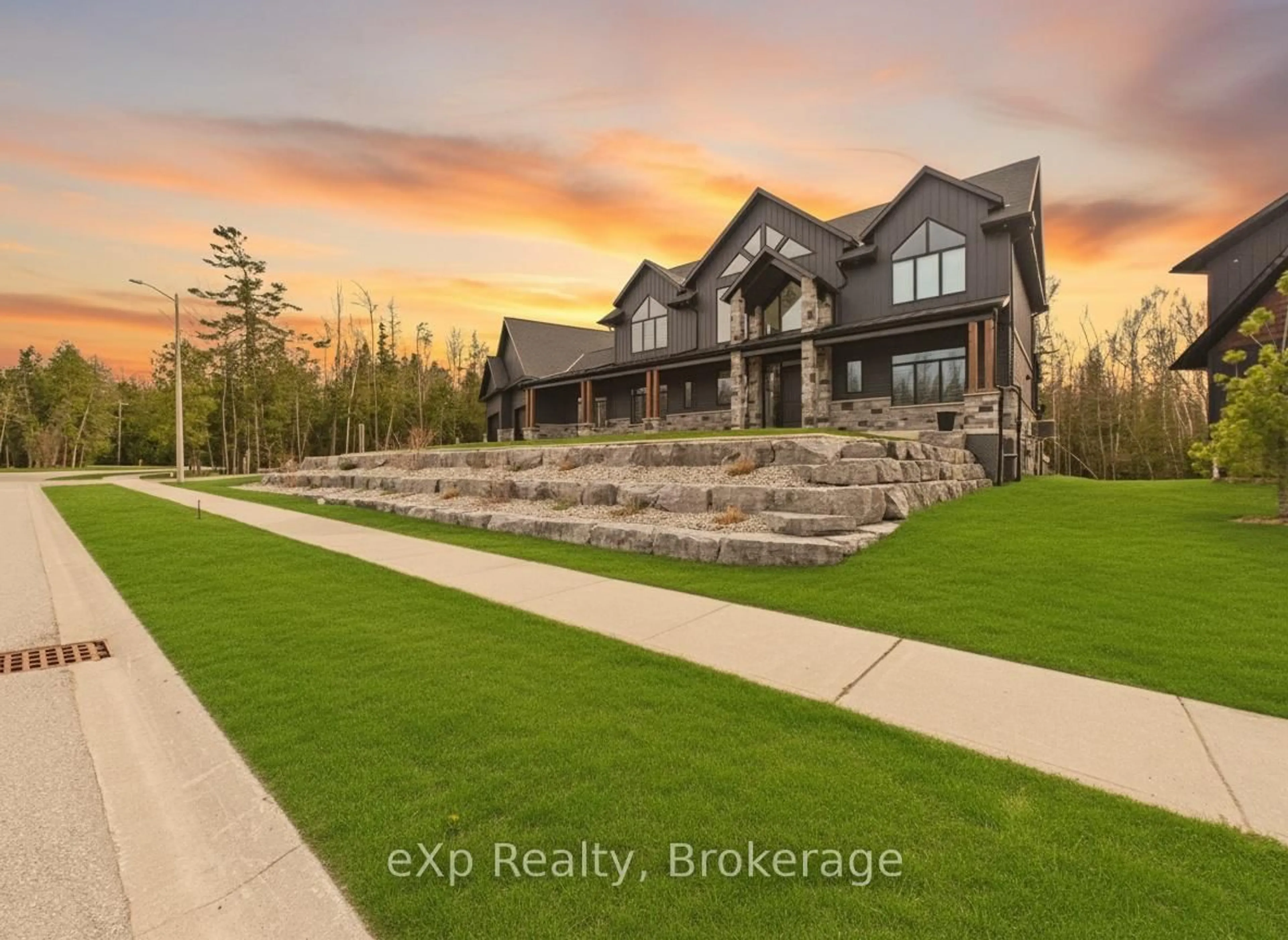 A pic from outside/outdoor area/front of a property/back of a property/a pic from drone, unknown for 36 Lakeside Woods Cres, Saugeen Shores Ontario N0H 2C6