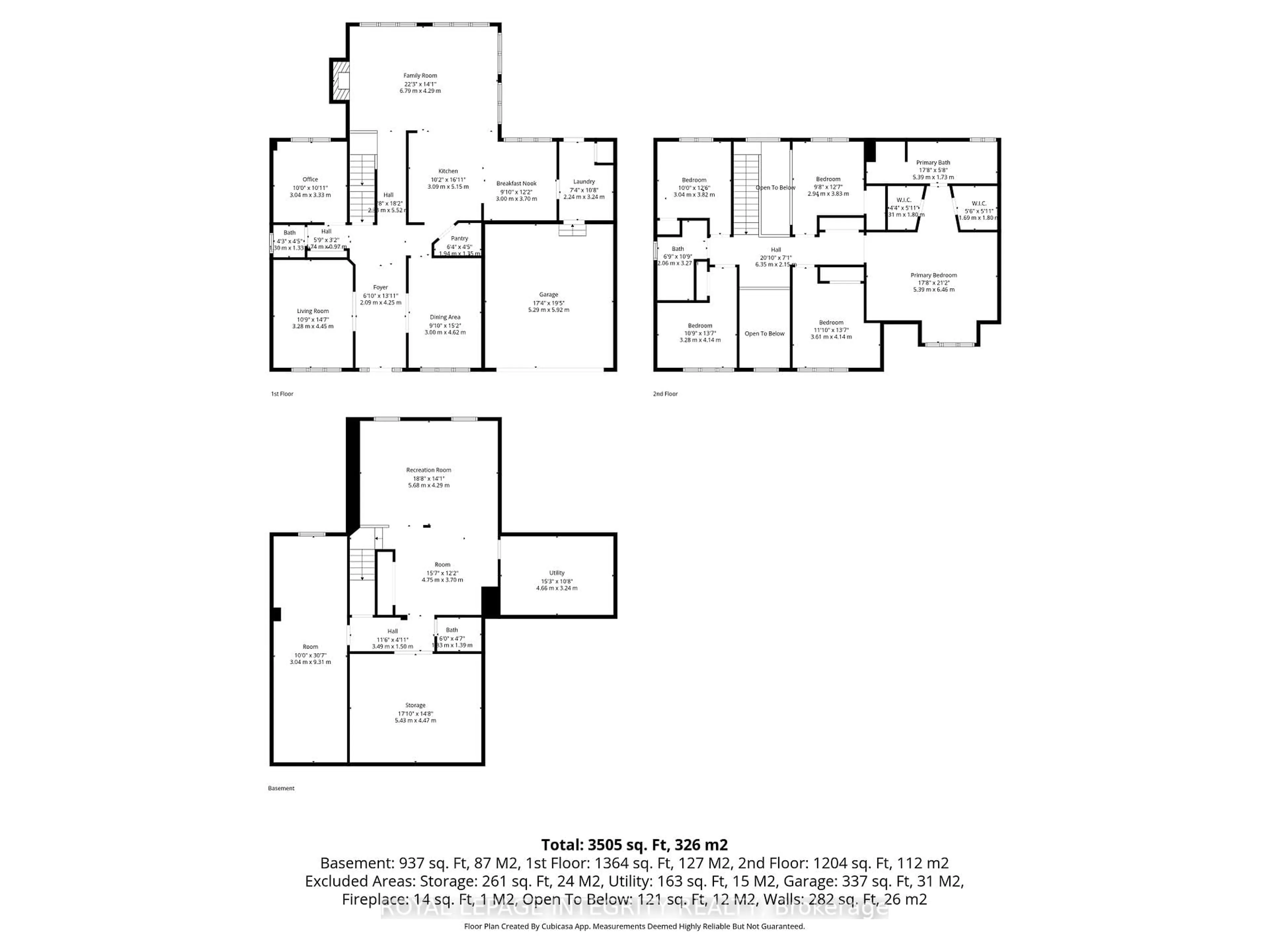 Floor plan for 578 Devonwood Circ, Gloucester Ontario K1T 4E6