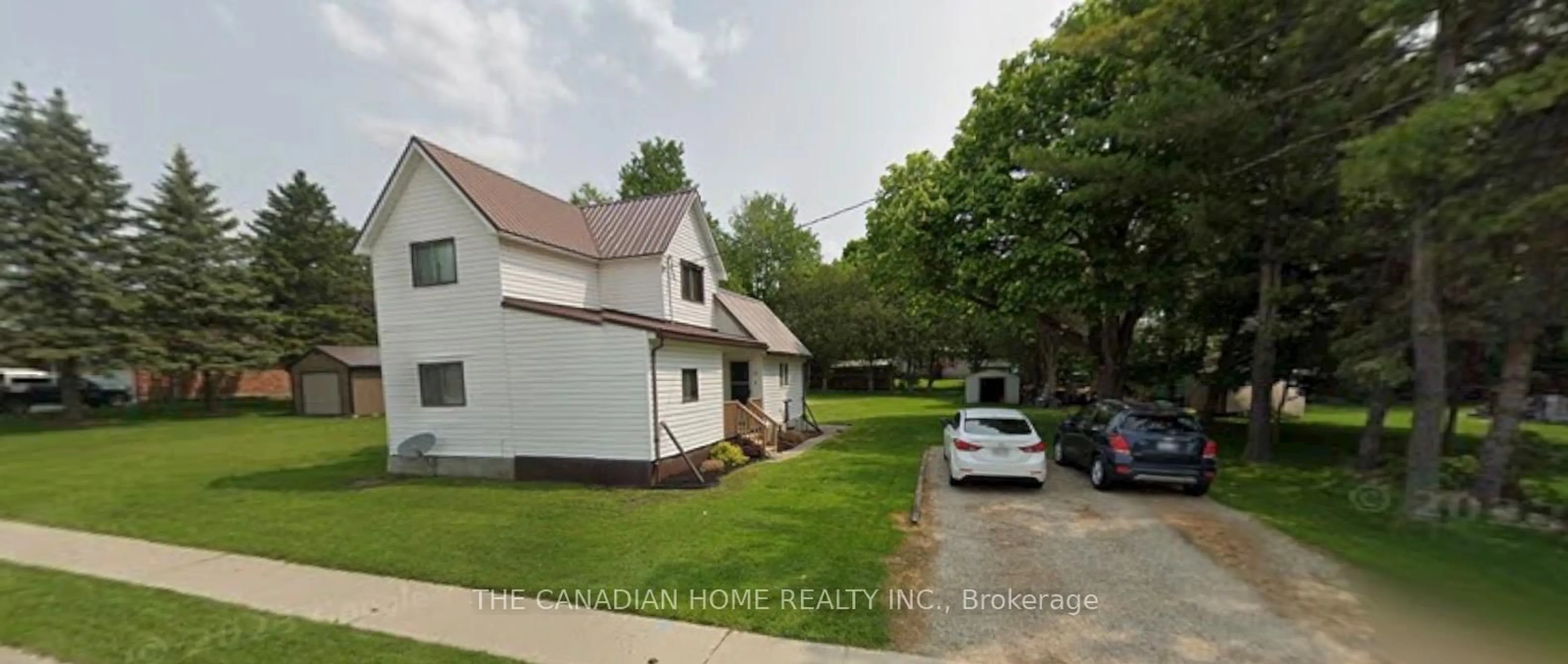 A pic from outside/outdoor area/front of a property/back of a property/a pic from drone, street for 11 Morrow St, Blandford-Blenheim Ontario N0J 1G0