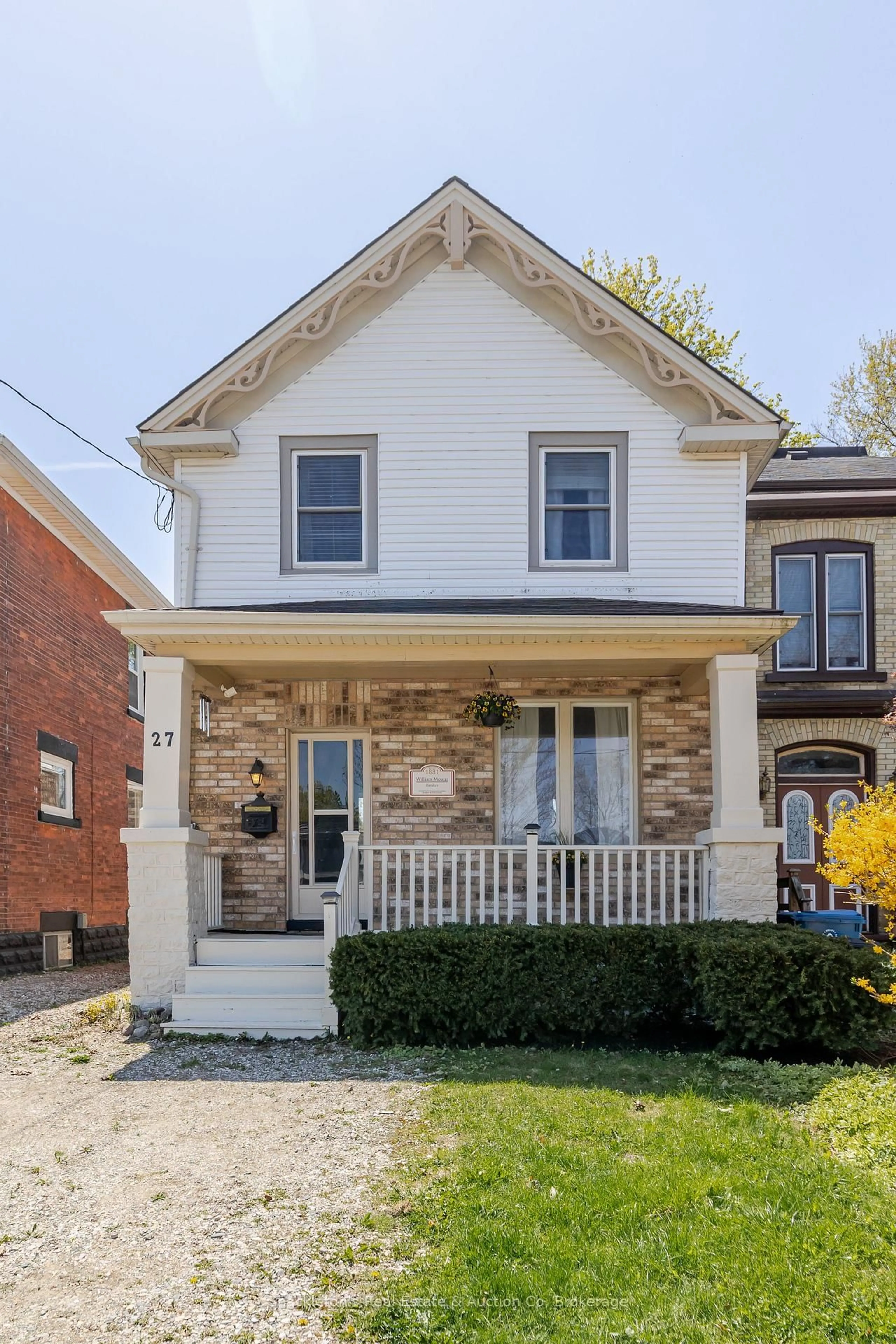 Home with brick exterior material, street for 27 Grange St, Stratford Ontario N5A 3P7