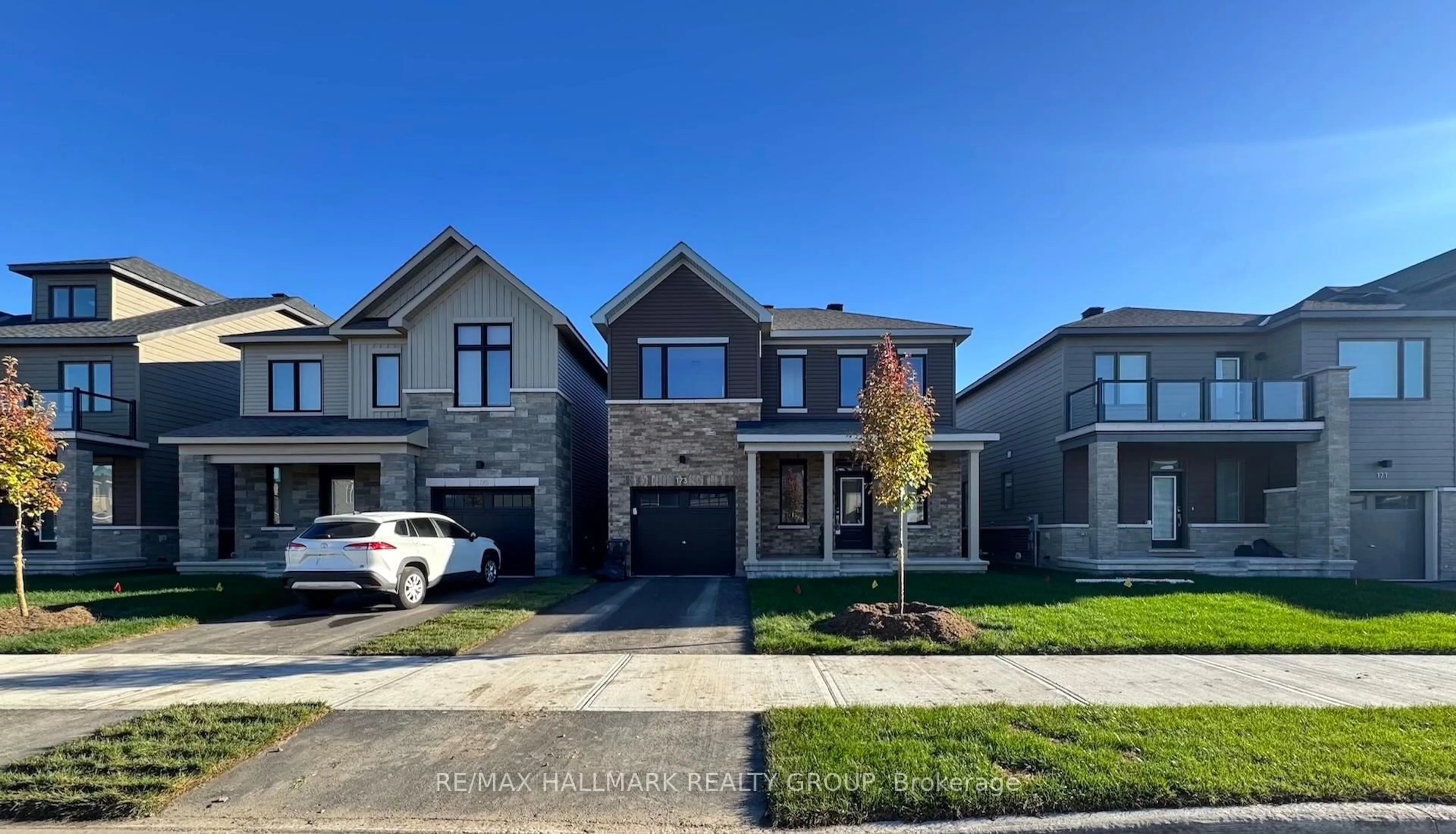 Home with brick exterior material, street for 173 Conservancy Dr, Nepean Ontario K2J 7L8