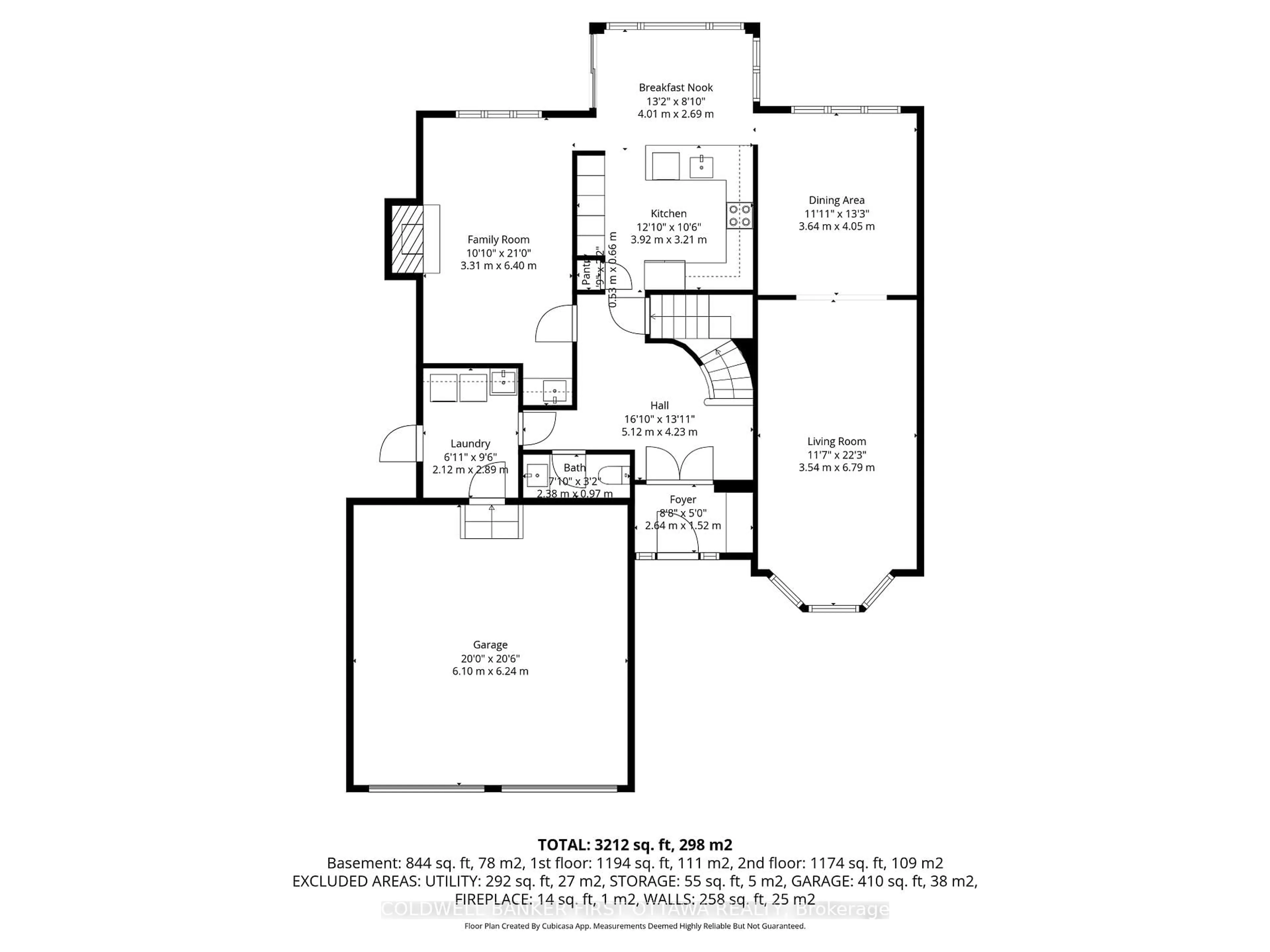 Floor plan for 1645 Des Ravins Pl, Orleans Ontario K1C 6H3