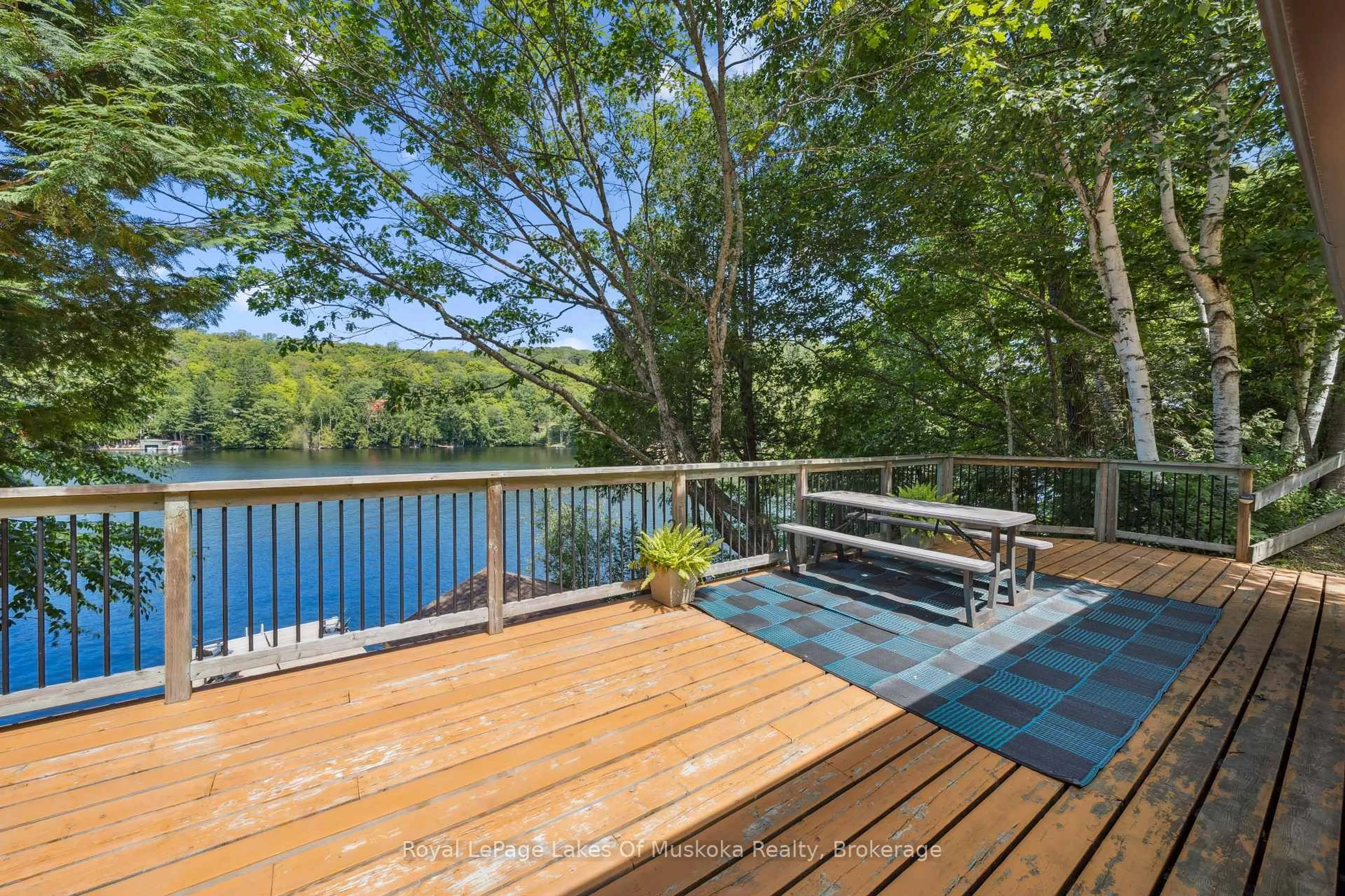 Patio, water/lake/river/ocean view for 1345 Sinclair T Kawagama Lake Tr, Algonquin Highlands Ontario P0A 1E0