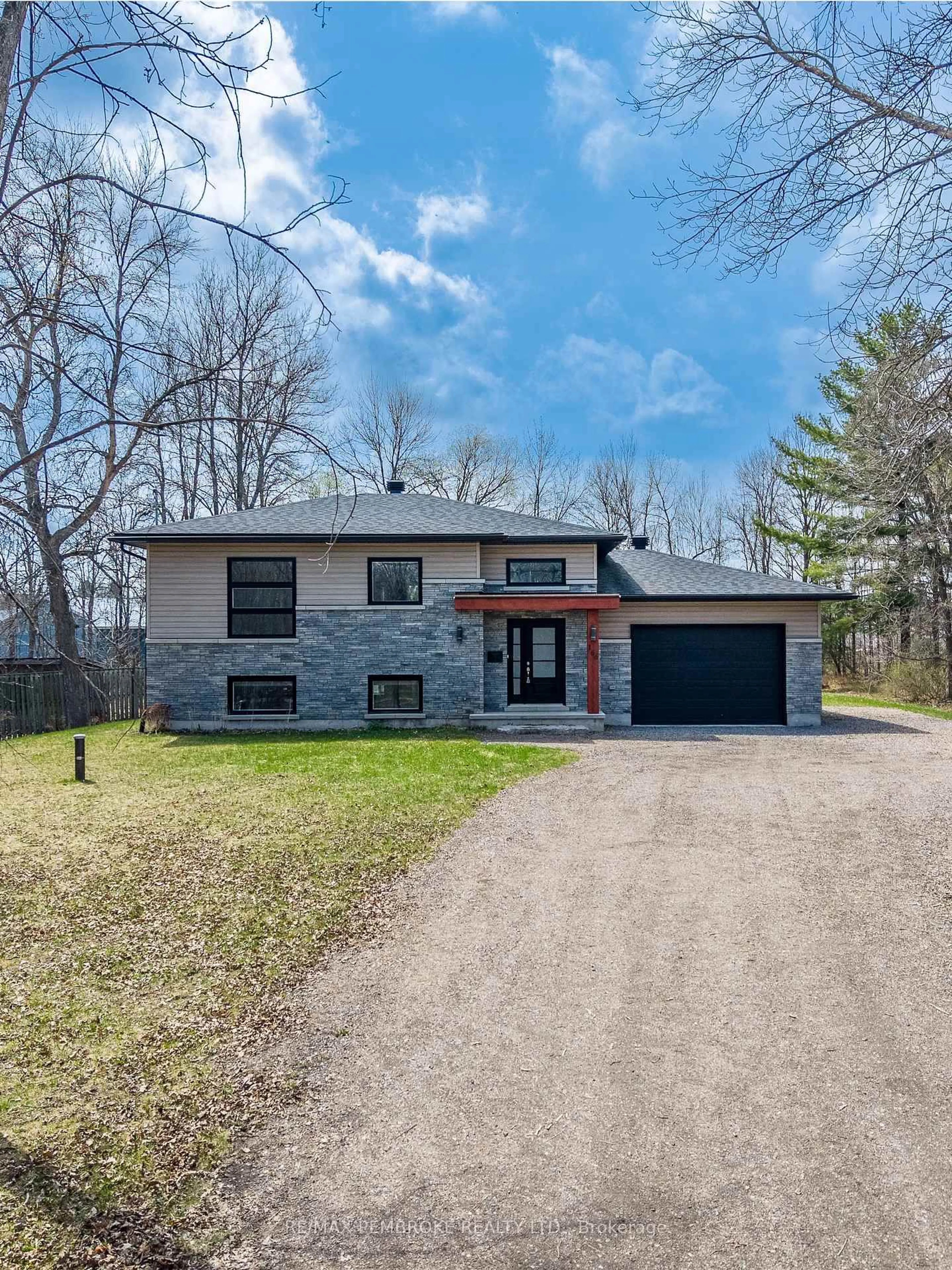Home with brick exterior material, street for 166 Golf Course Rd, Pembroke Ontario K8A 7B1
