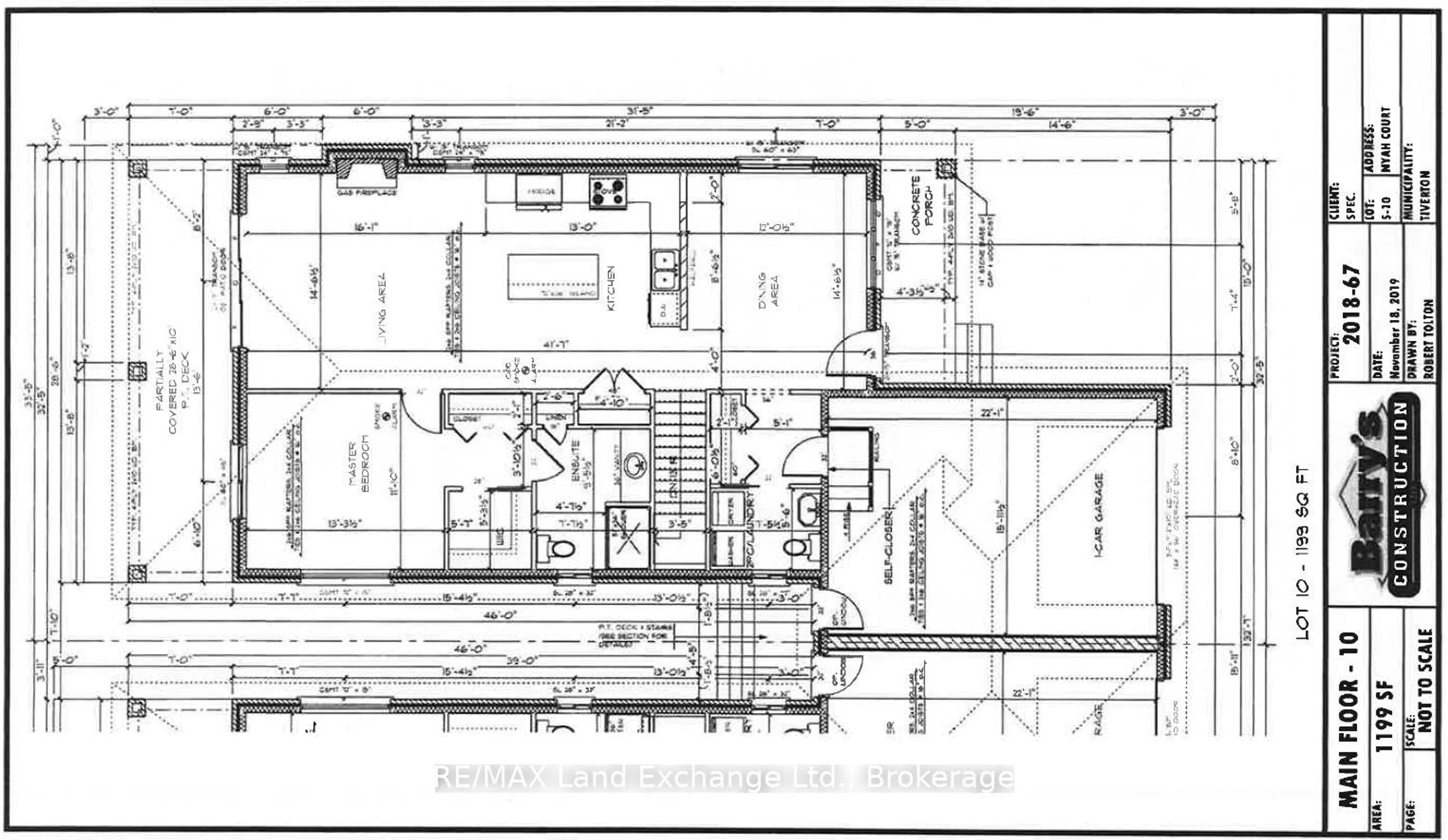 Floor plan for 21 Nyah Crt, Kincardine Ontario N0G 2N0