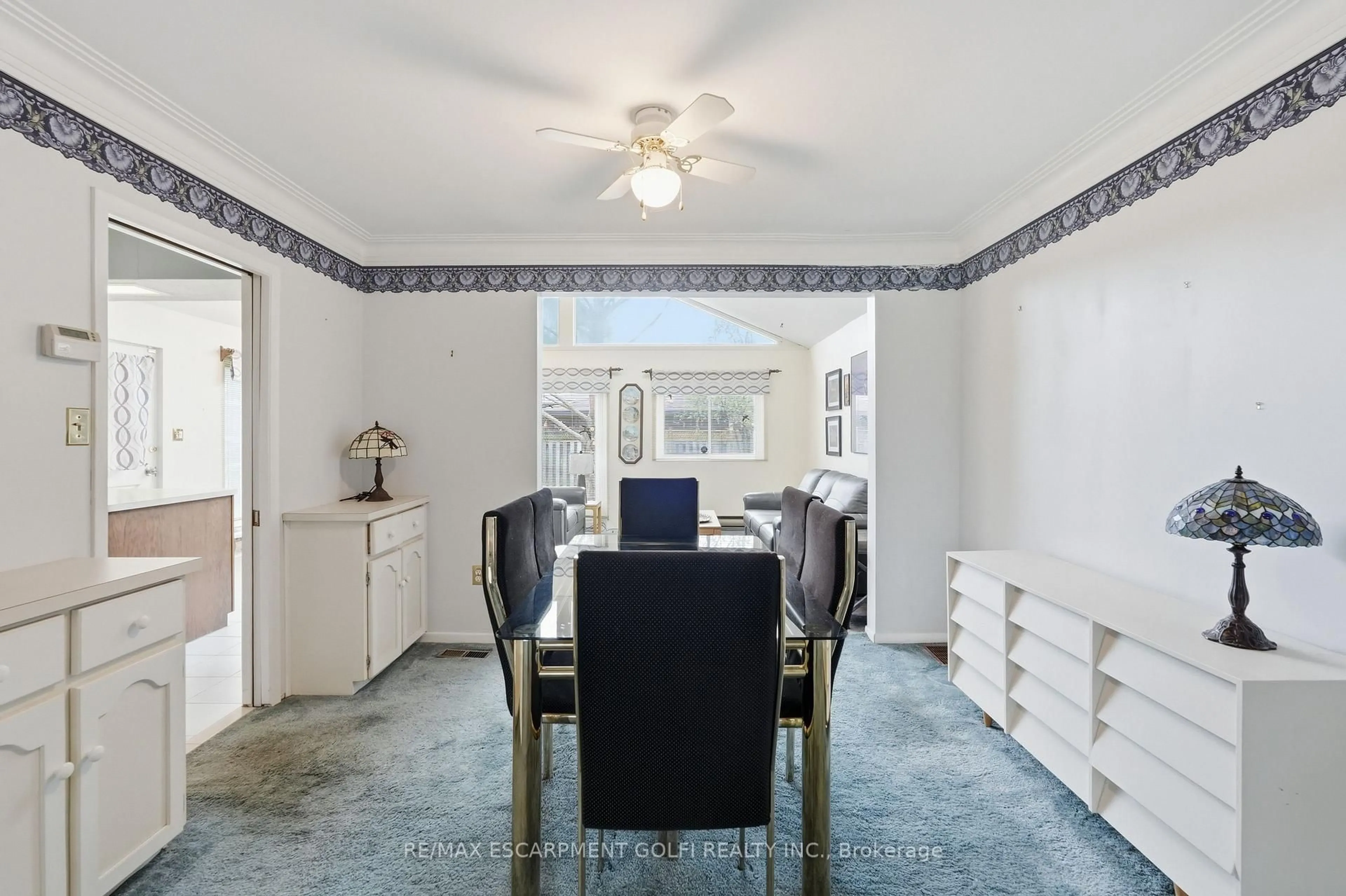 Dining room, ceramic/tile floor for 57 Galbraith Dr, Hamilton Ontario L8G 2A1
