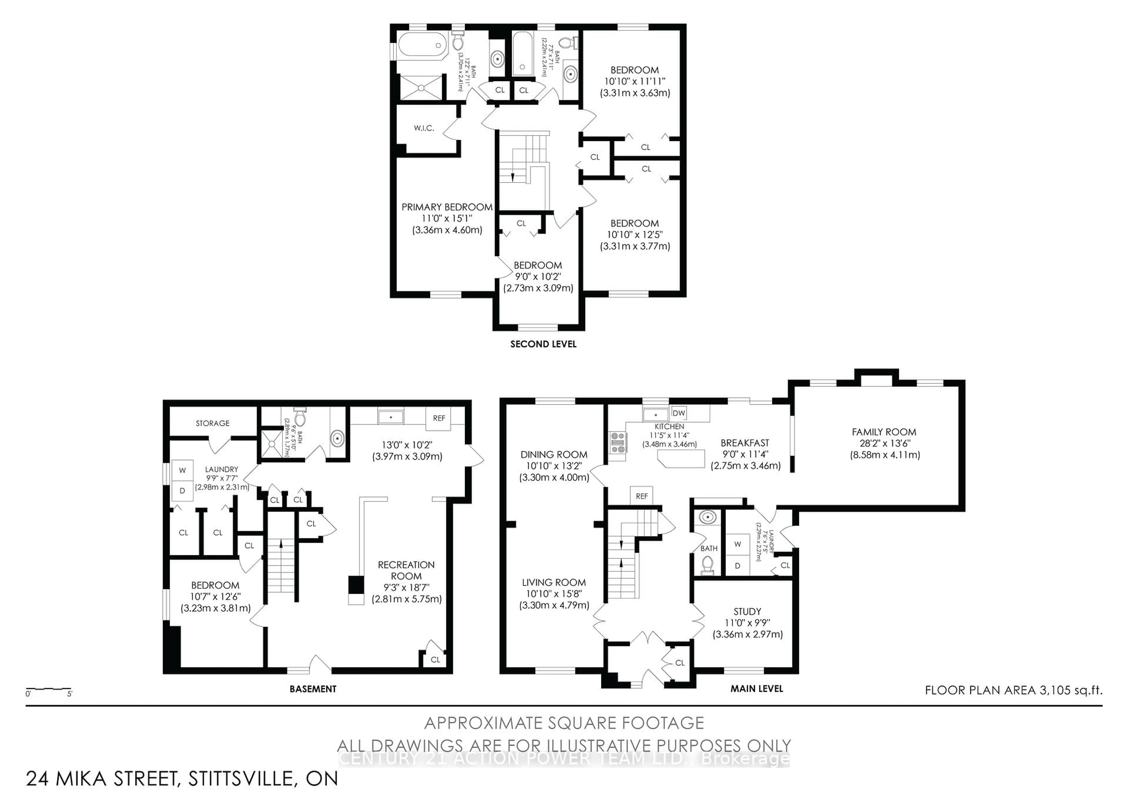 Floor plan for 24 Mika St, Stittsville Ontario K2S 1K8