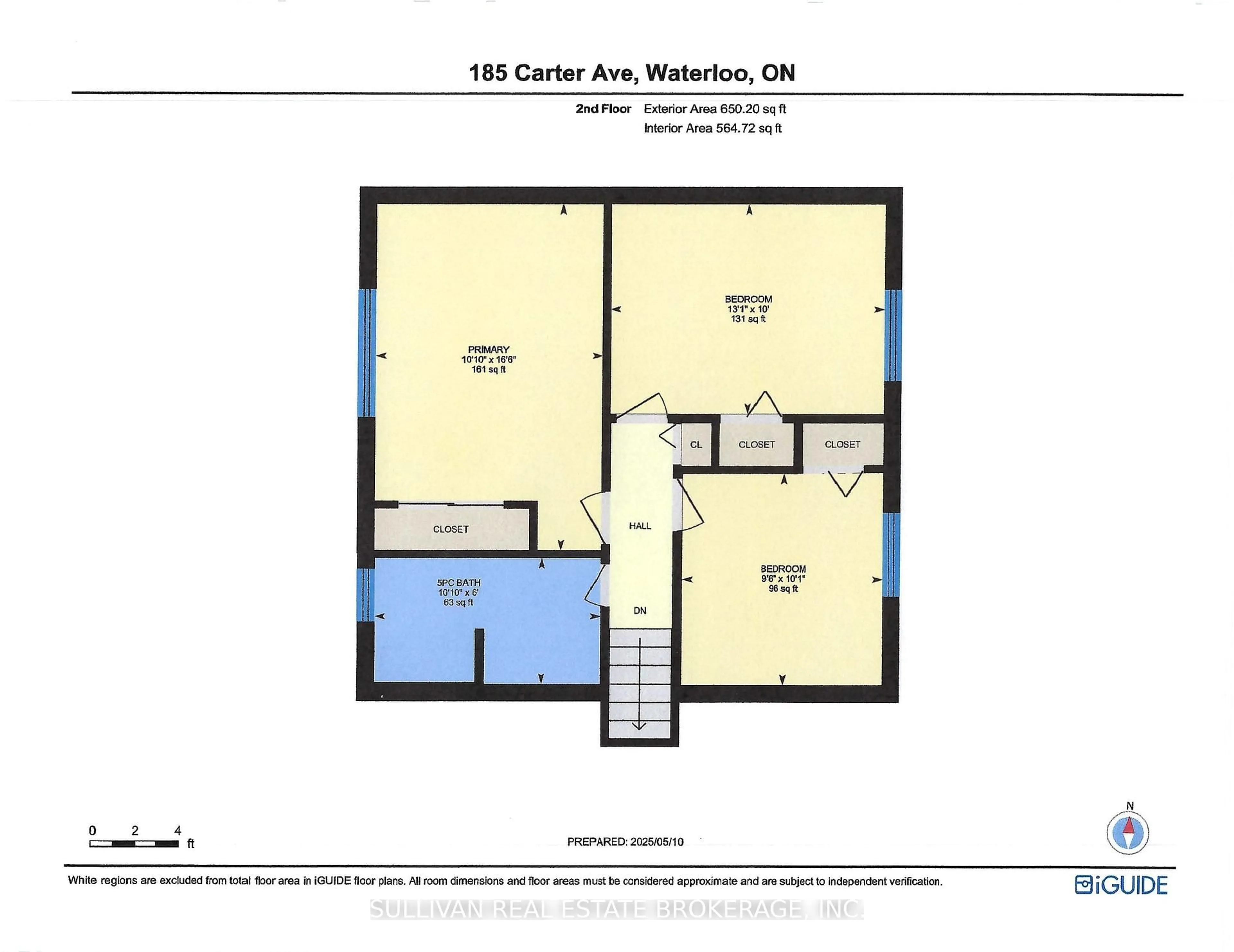 Floor plan for 185 Carter Ave, Waterloo Ontario N2J 3K5