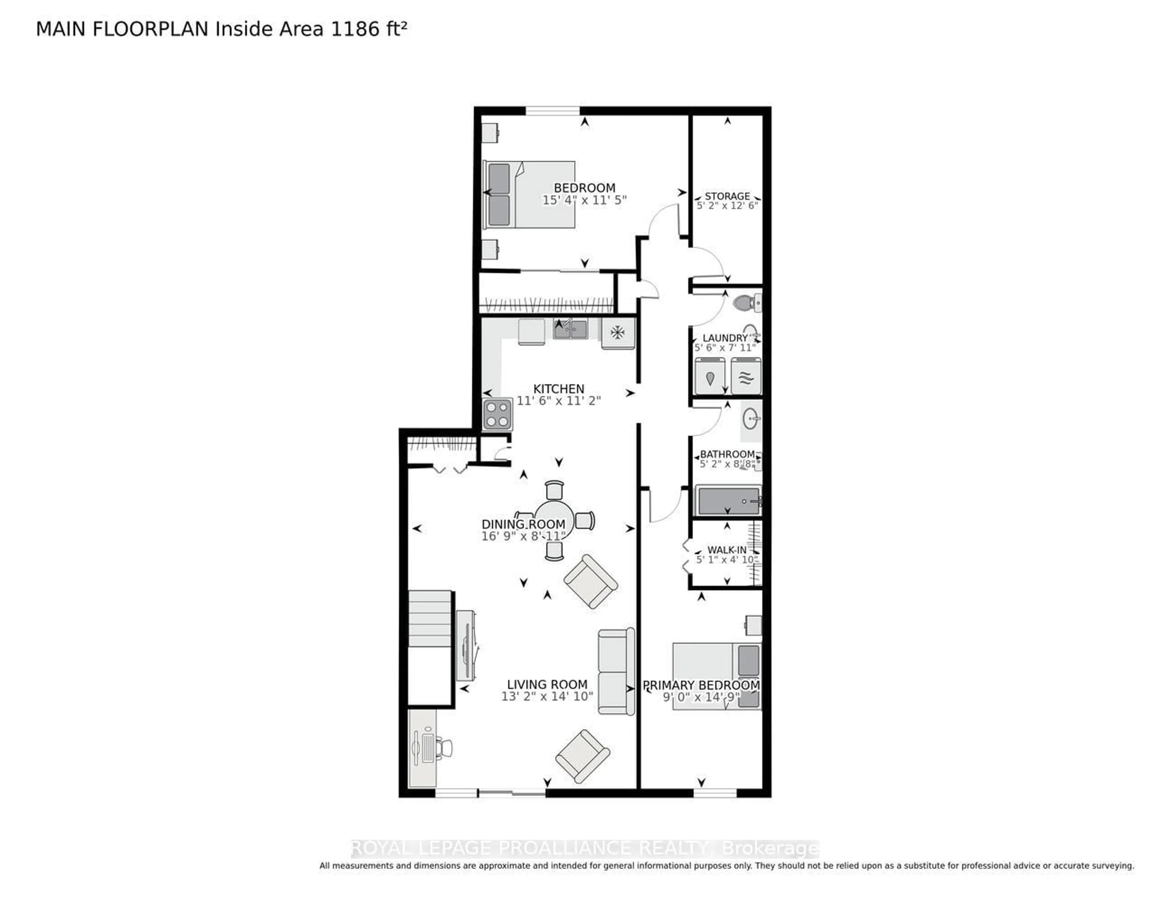 Floor plan for 410 King St #6, Prescott Ontario K0E 1T0