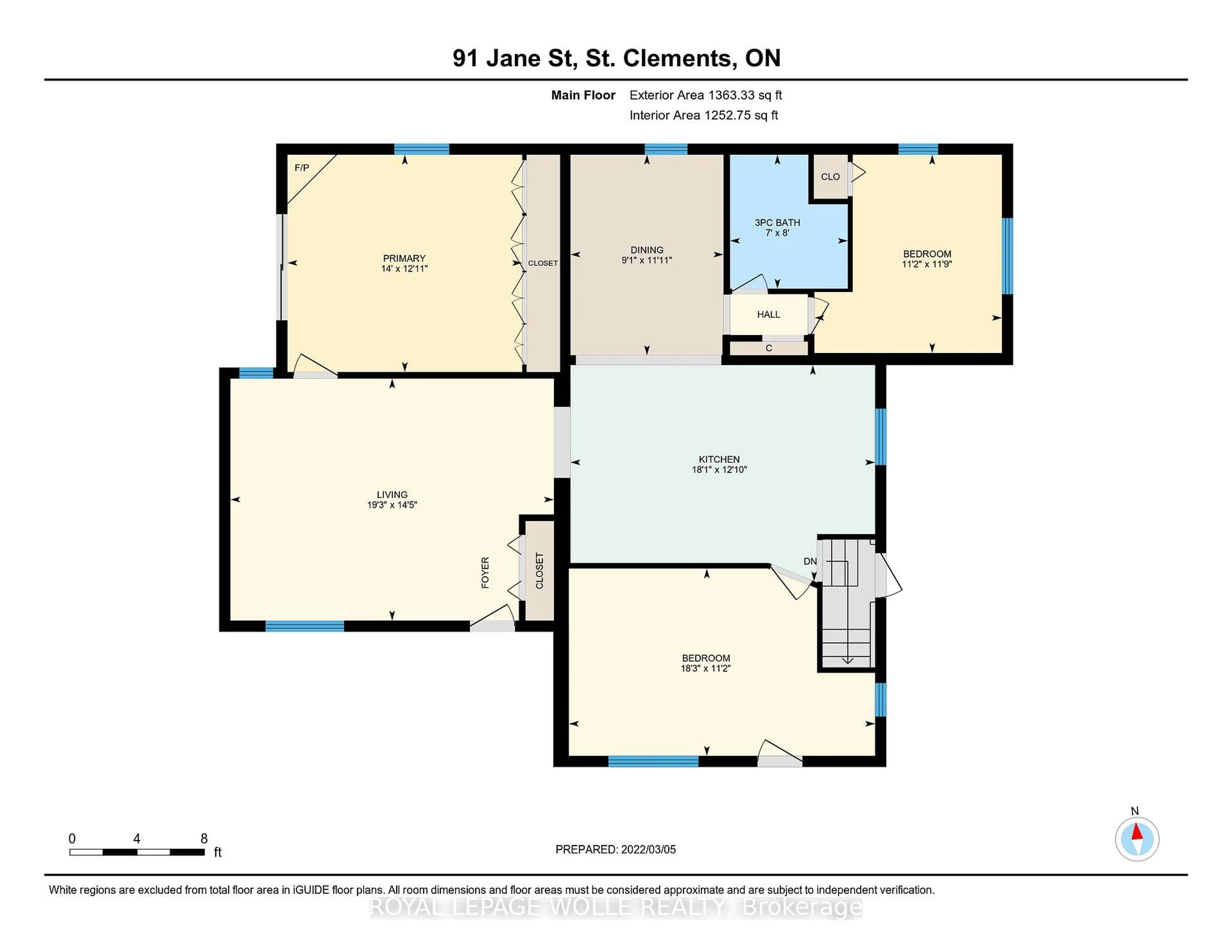 Floor plan for 91 Jane St, Wellesley Ontario N0B 2M0