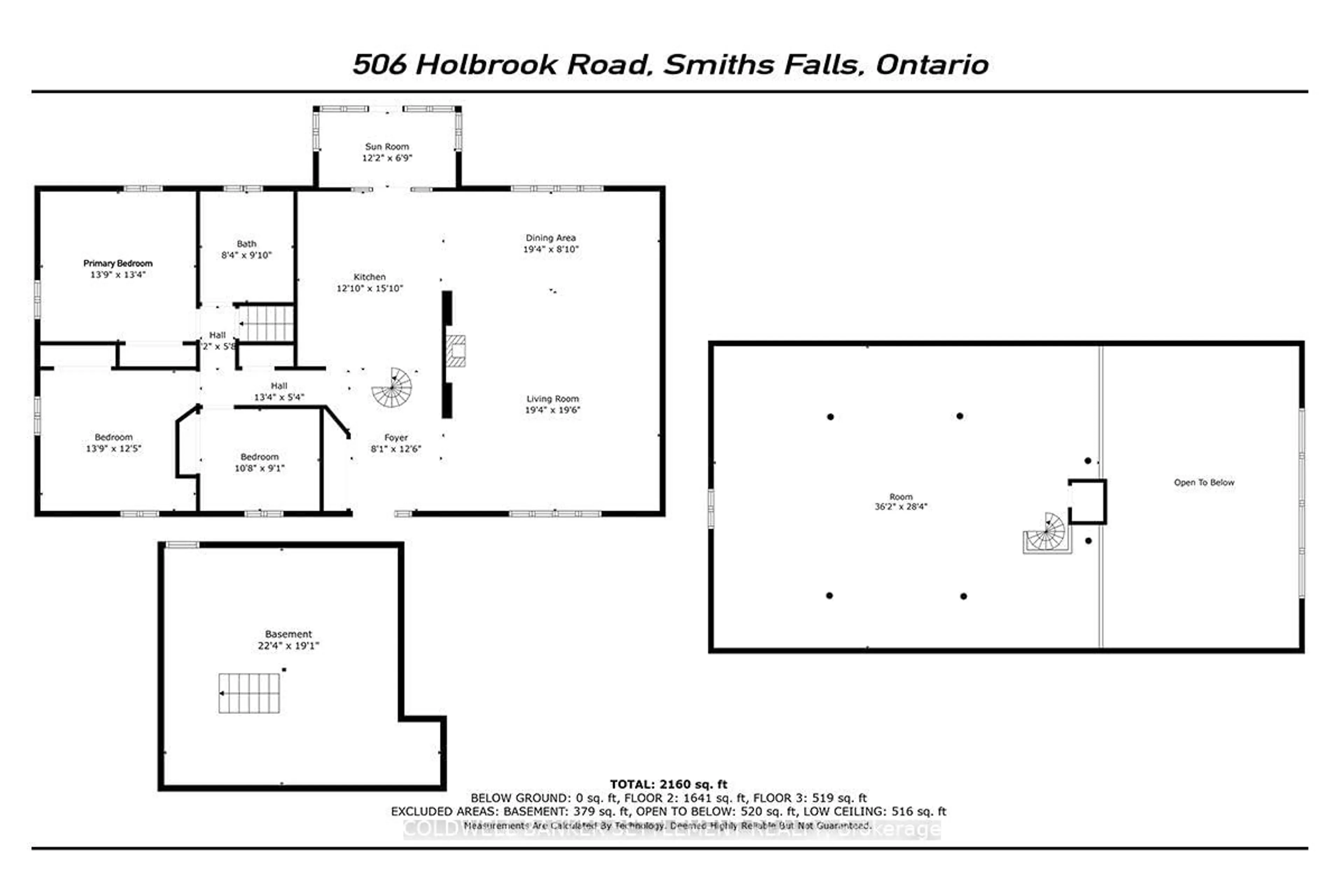 Floor plan for 506 Holbrook Rd, Smiths Falls Ontario K7A 4S7