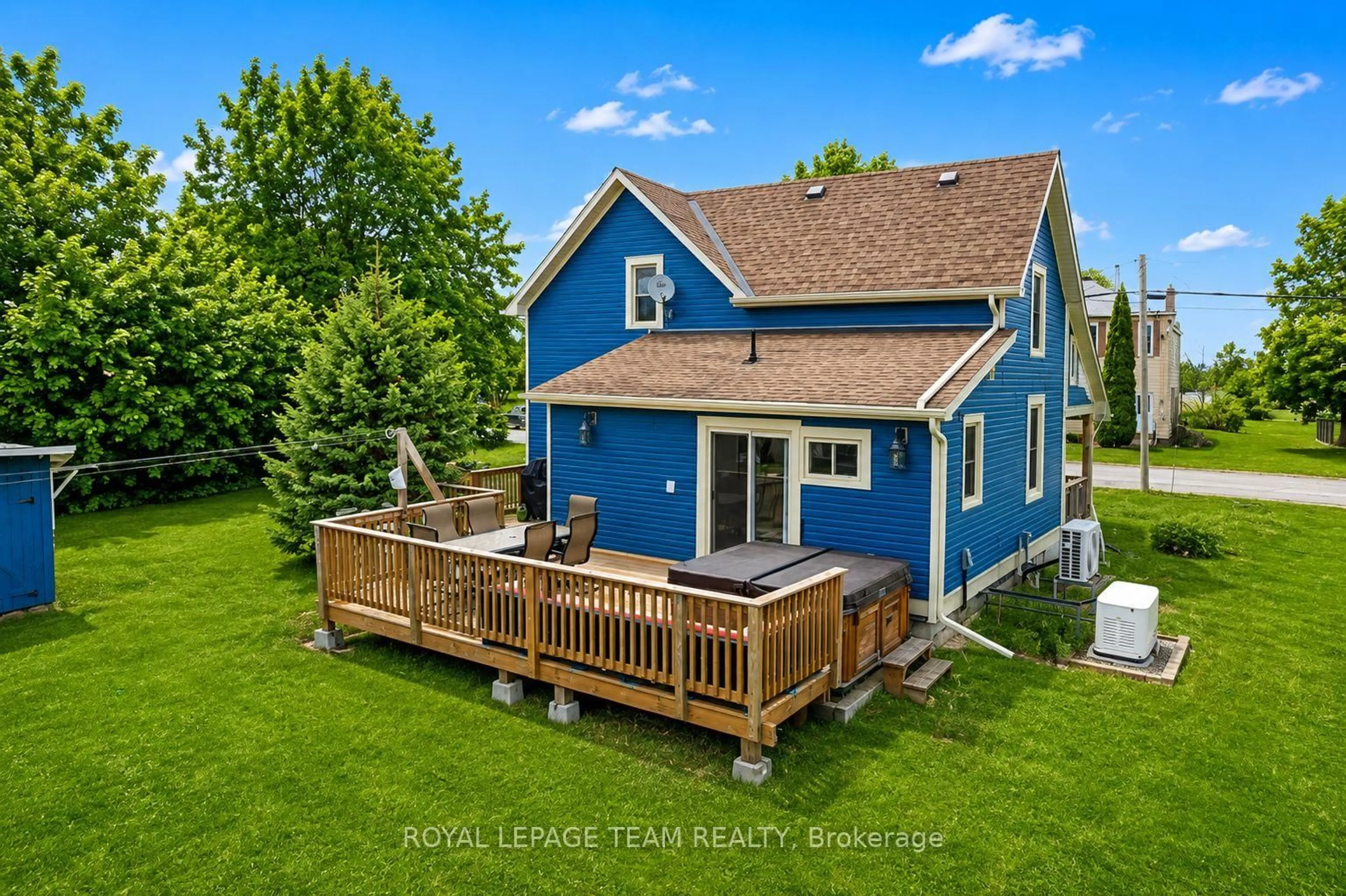 A pic from outside/outdoor area/front of a property/back of a property/a pic from drone, water/lake/river/ocean view for 52 Main St, Merrickville-Wolford Ontario K0G 1N0