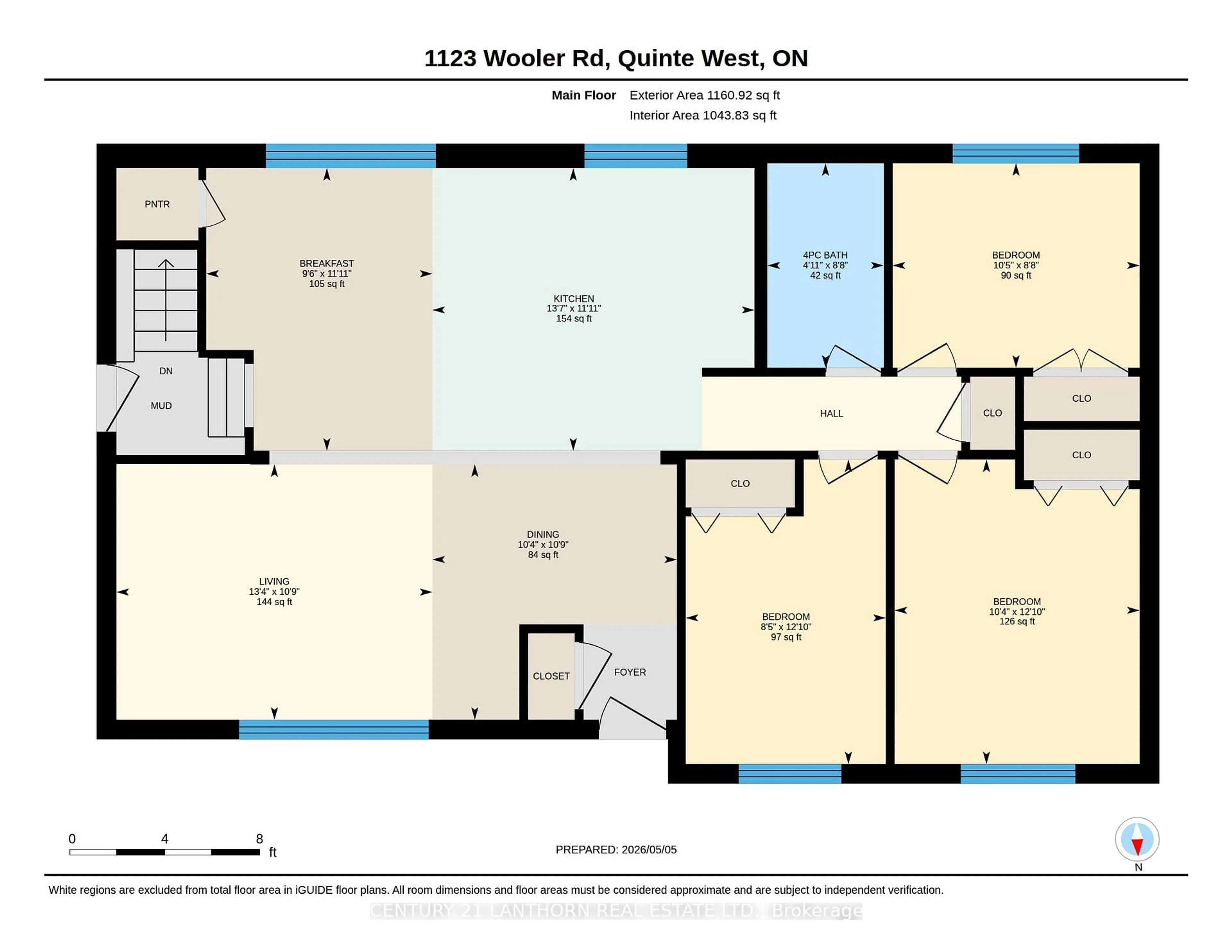 Floor plan for 1123 Old Wooler Rd, Brighton Ontario K0K 1R0