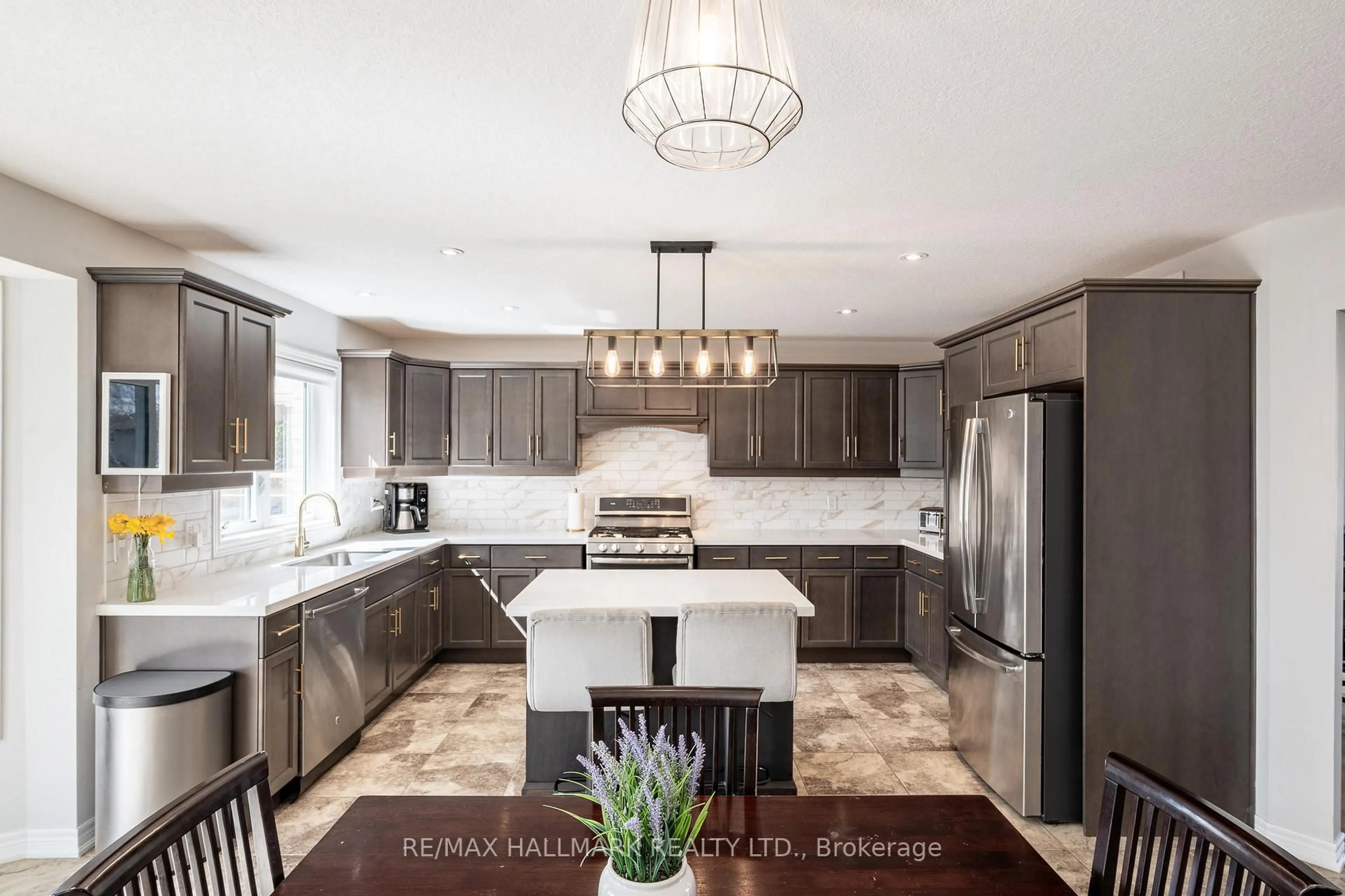 Contemporary kitchen, ceramic/tile floor for 112 Schmidt Dr, Wellington North Ontario N0G 1A0