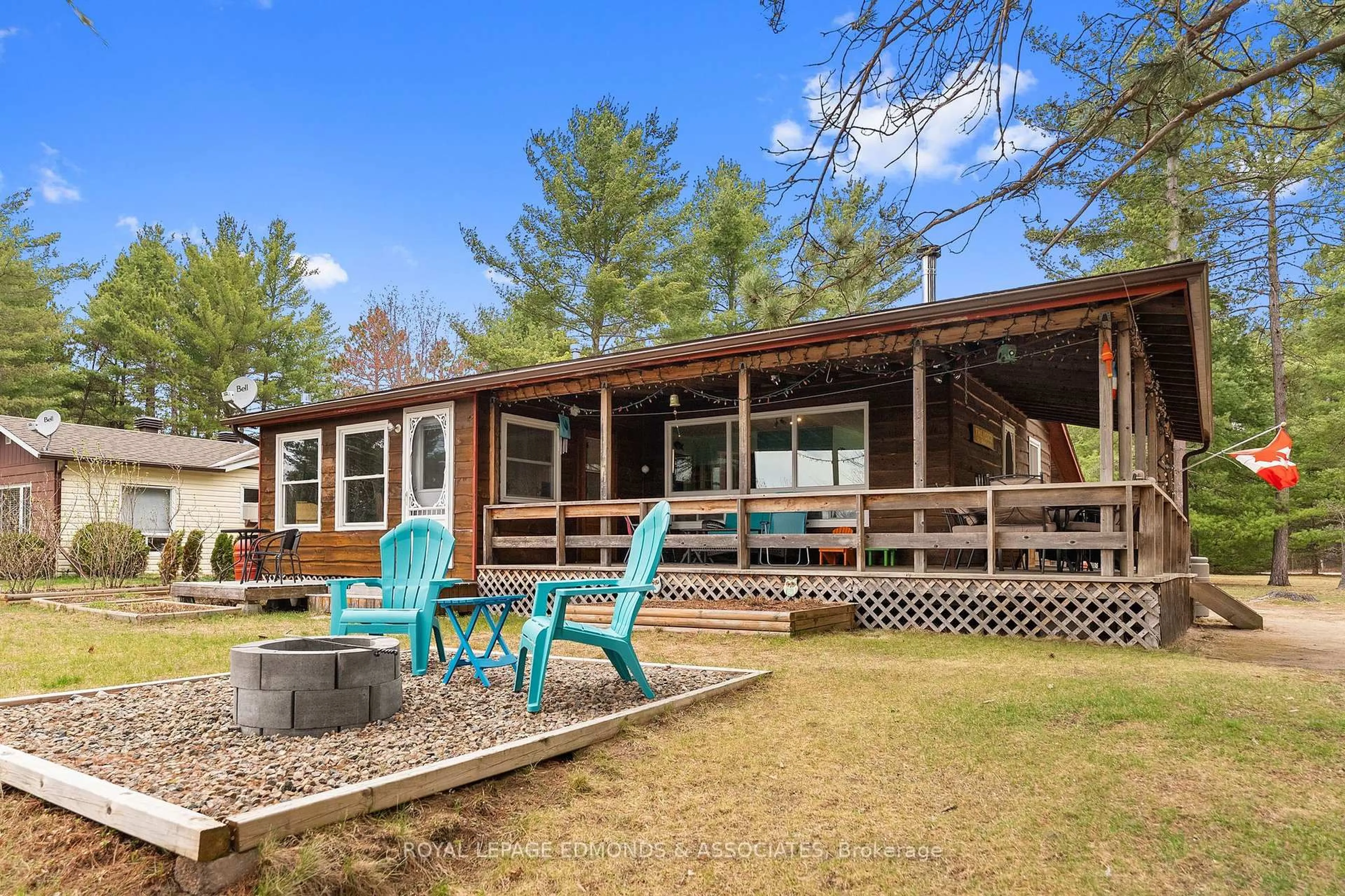 Patio, water/lake/river/ocean view for 626 Pecoskie Dr, Killaloe Ontario K0J 2A0