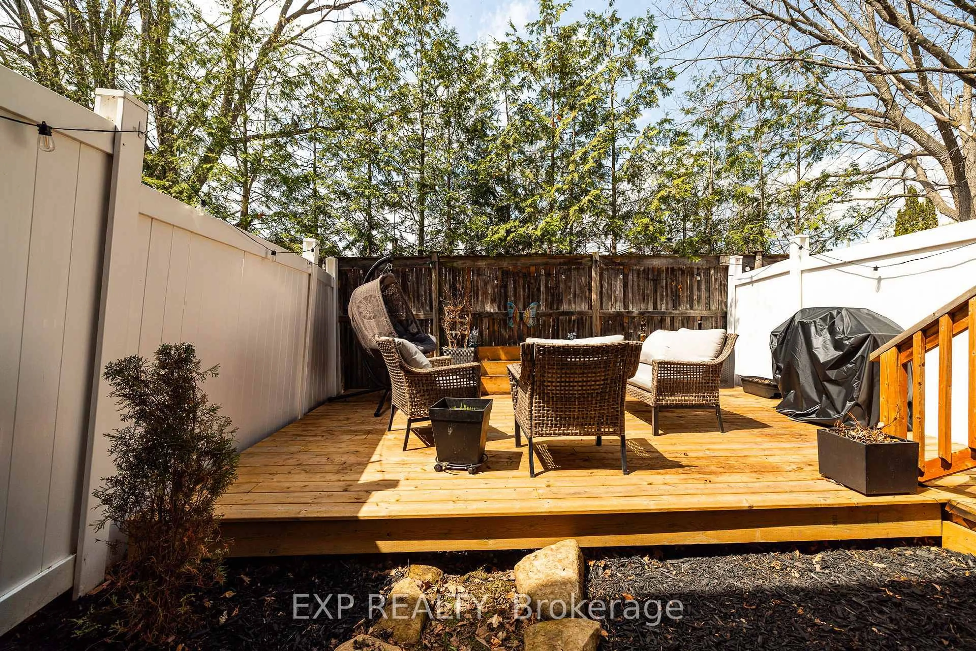 Patio, forest/trees view for 23 George St, Carleton Place Ontario K7C 2A2