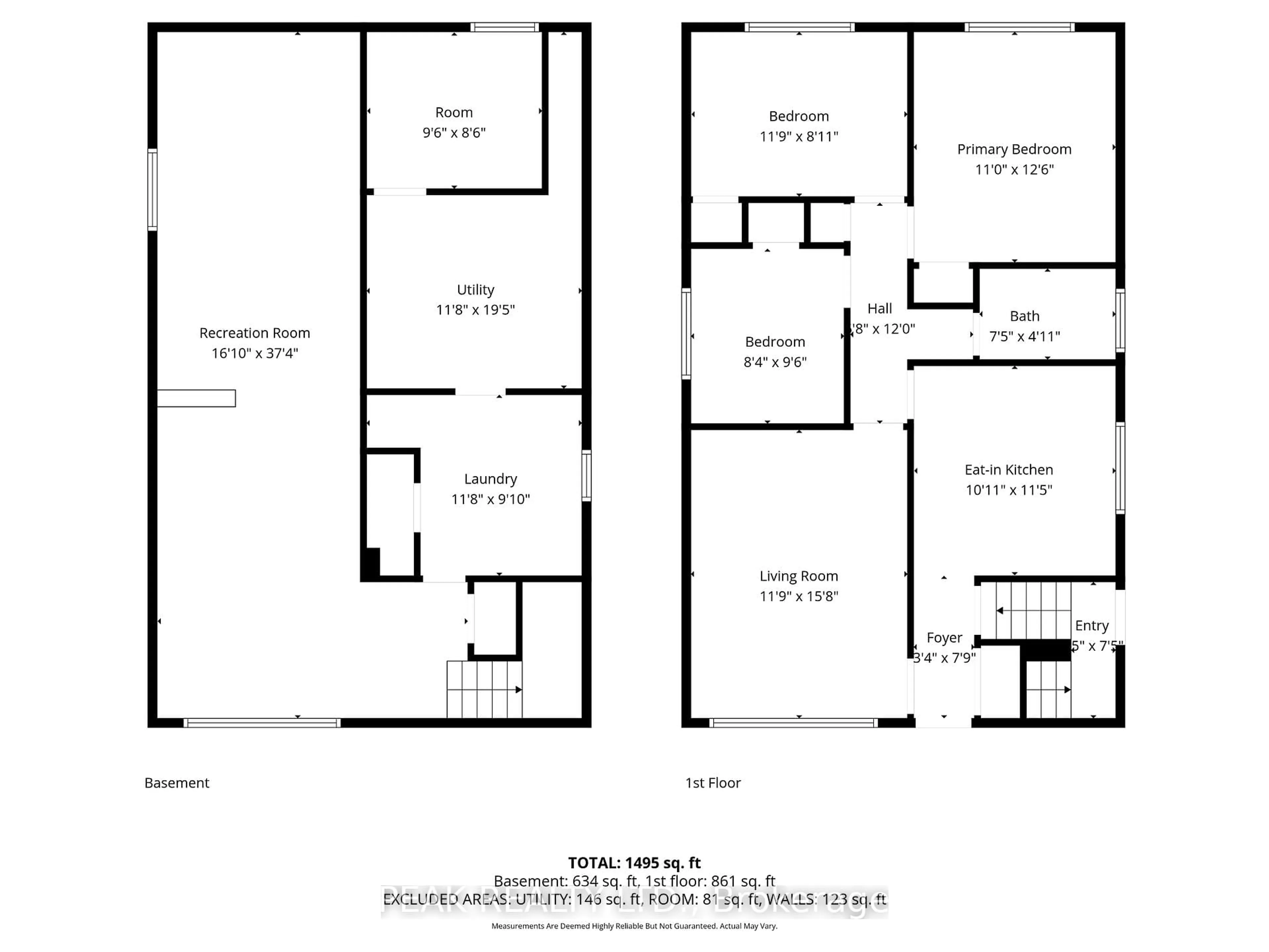 Floor plan for 86 Oak Ave, Brant Ontario N3L 3C8