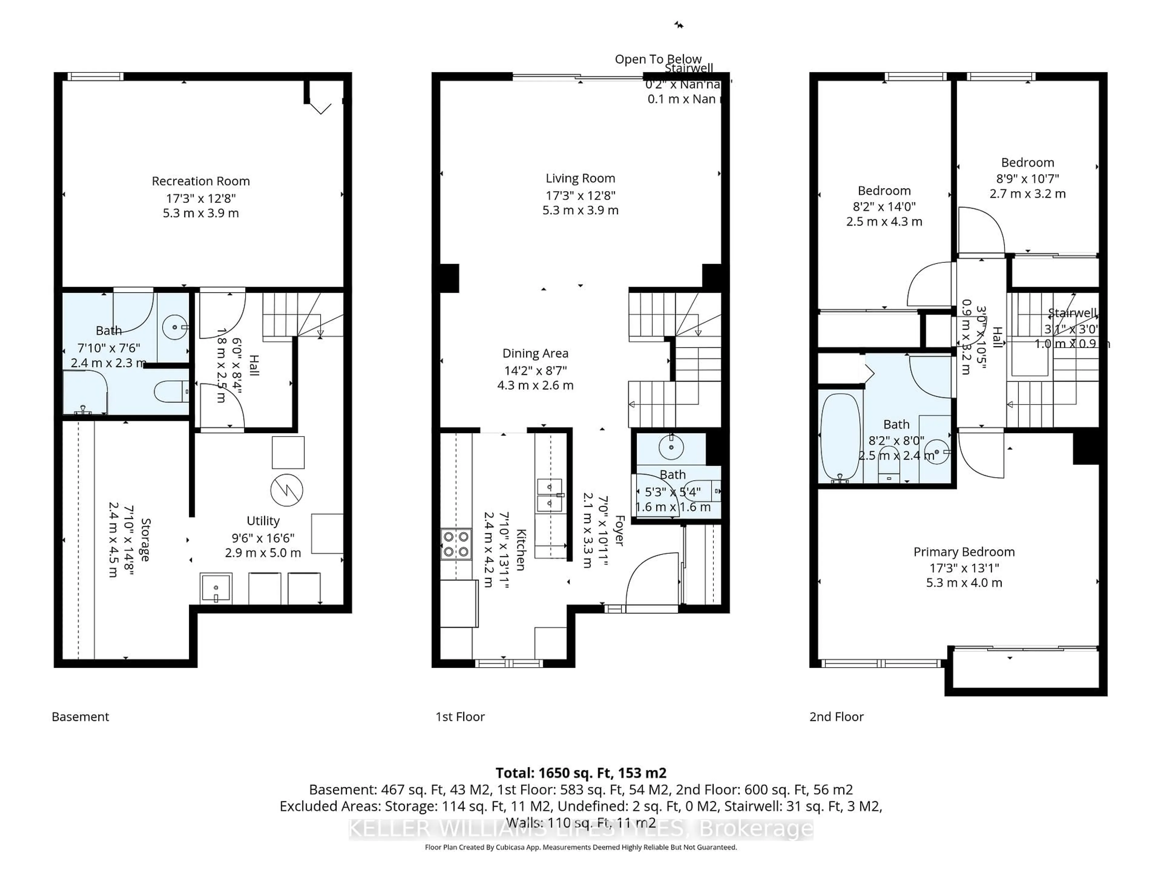 Floor plan for 500 Osgoode Dr #136, London South Ontario N6E 2G9