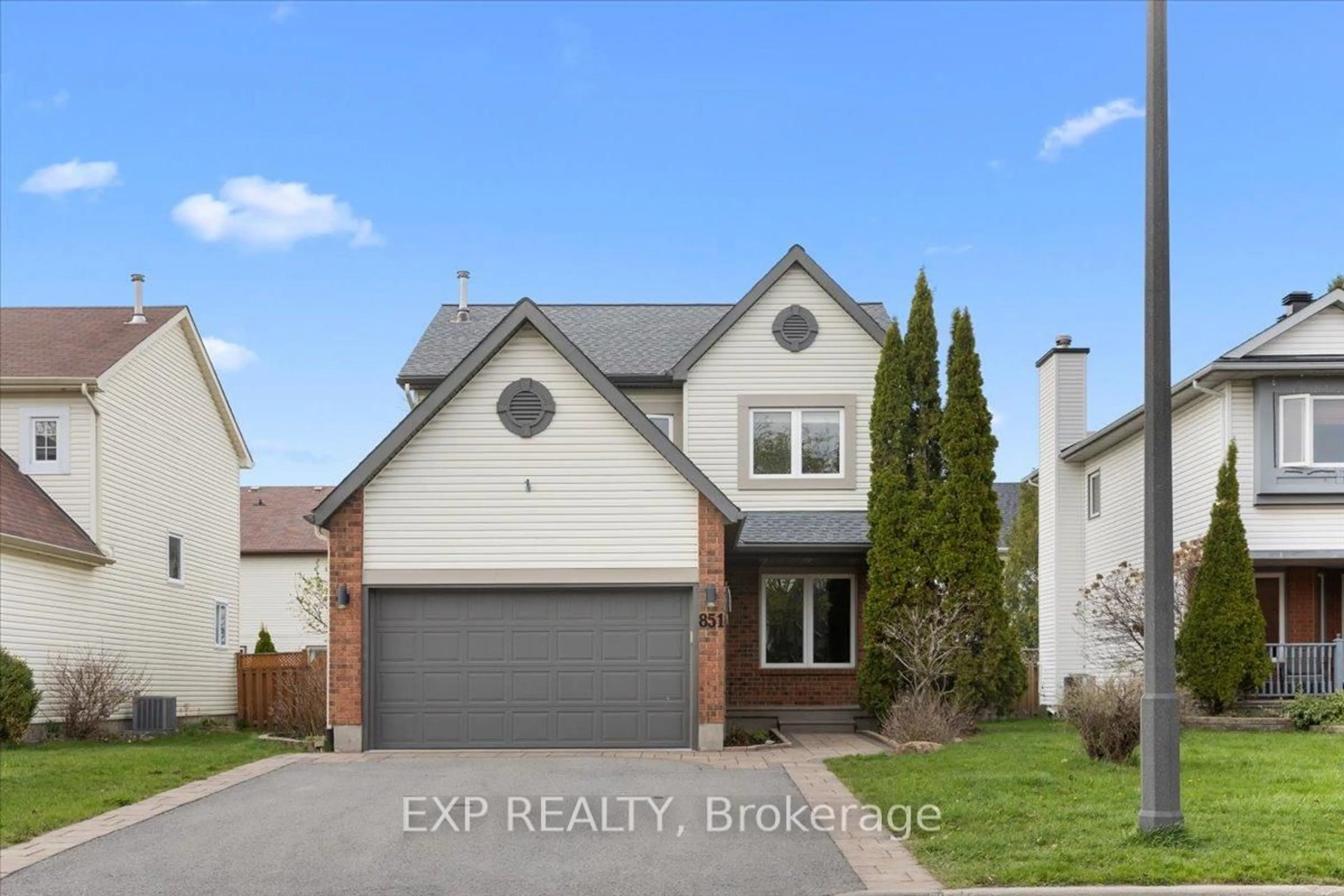 Home with brick exterior material, street for 851 Beauregard Cres, Orleans Ontario K4A 3C9