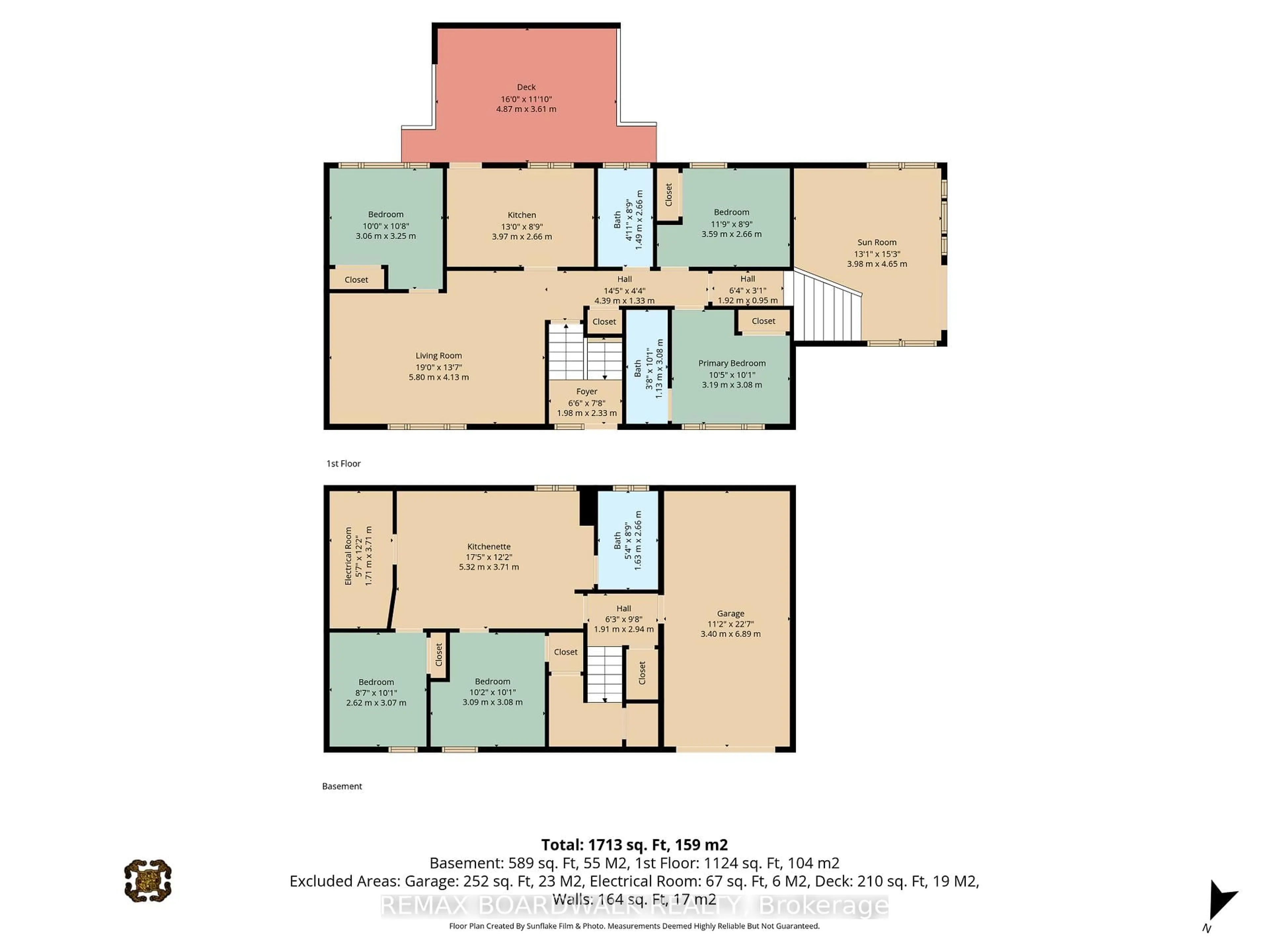Floor plan for 956 Garwood Ave, Ottawa Ontario K1V 6W9