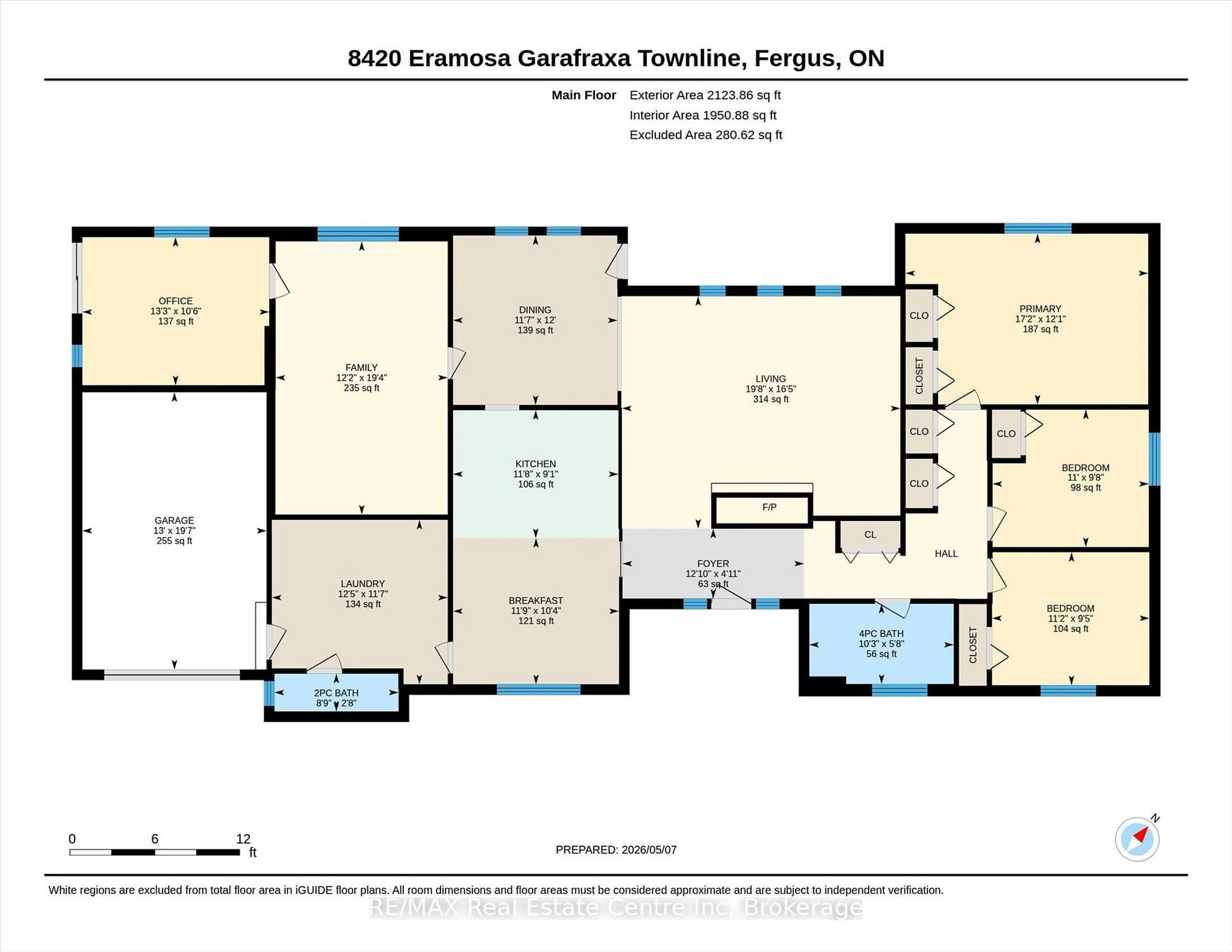 Floor plan for 8420 Eramosa-Garafraxa Townline, Centre Wellington Ontario N1M 2W5