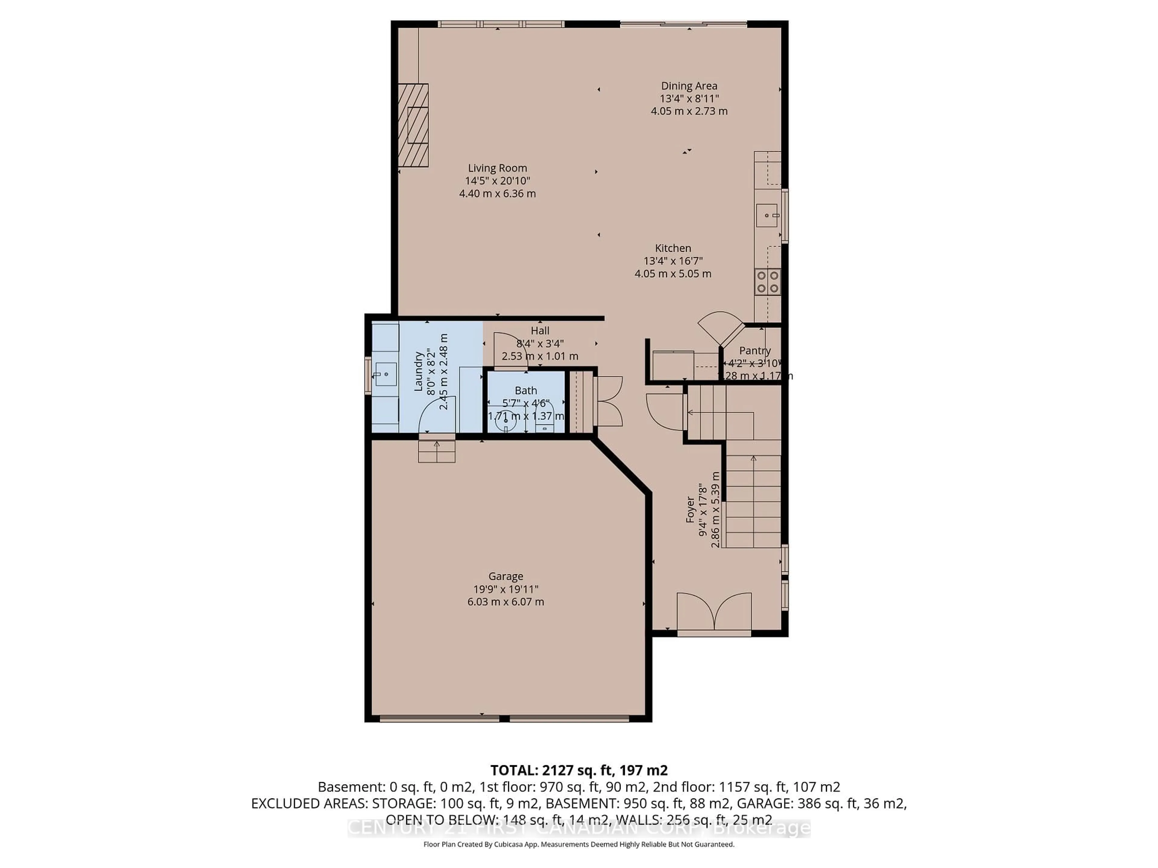 Floor plan for 20 Locky Lane, Middlesex Centre Ontario N0L 1R0