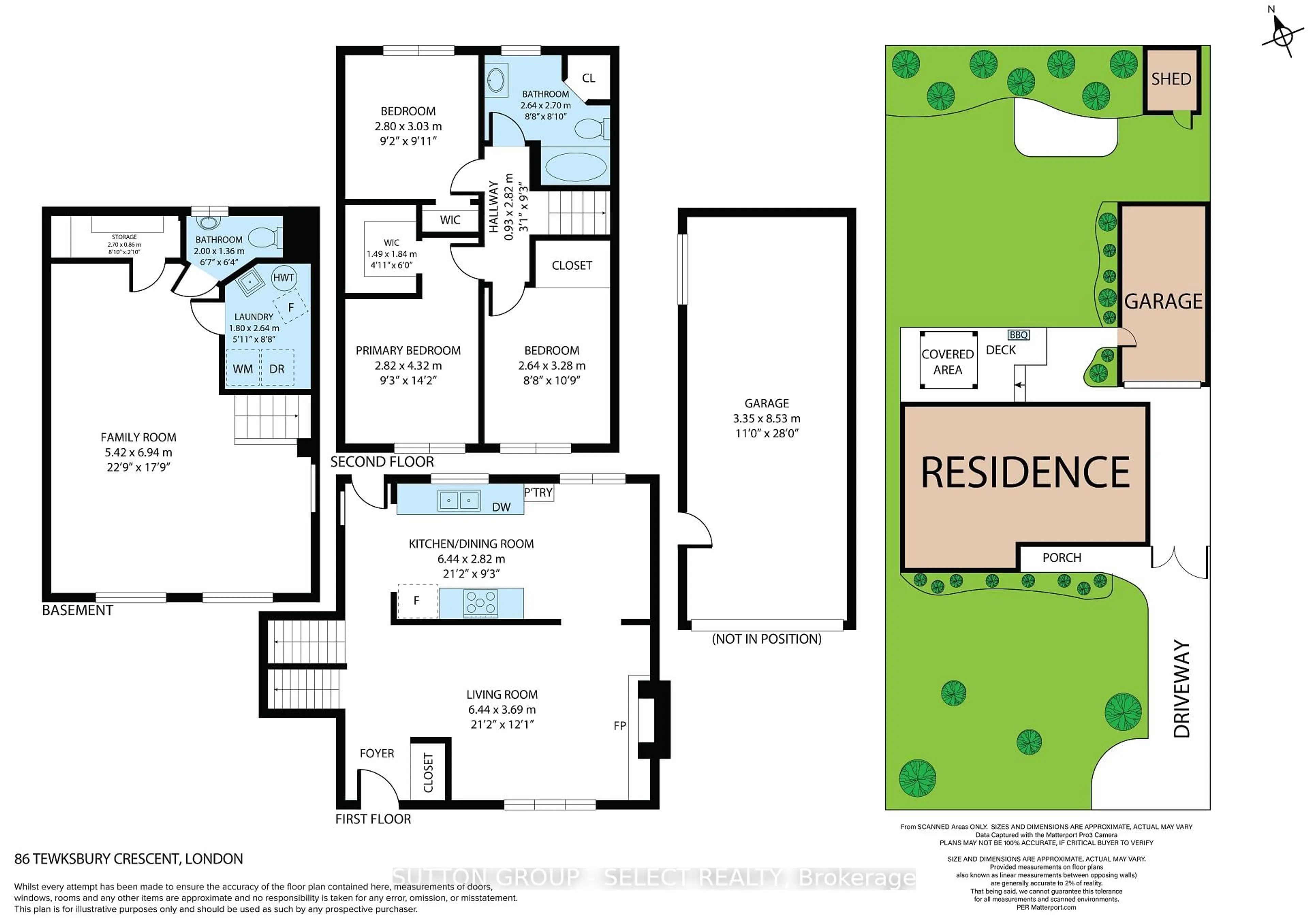 Floor plan for 86 TEWKSBURY Cres, London East Ontario N5V 2M8
