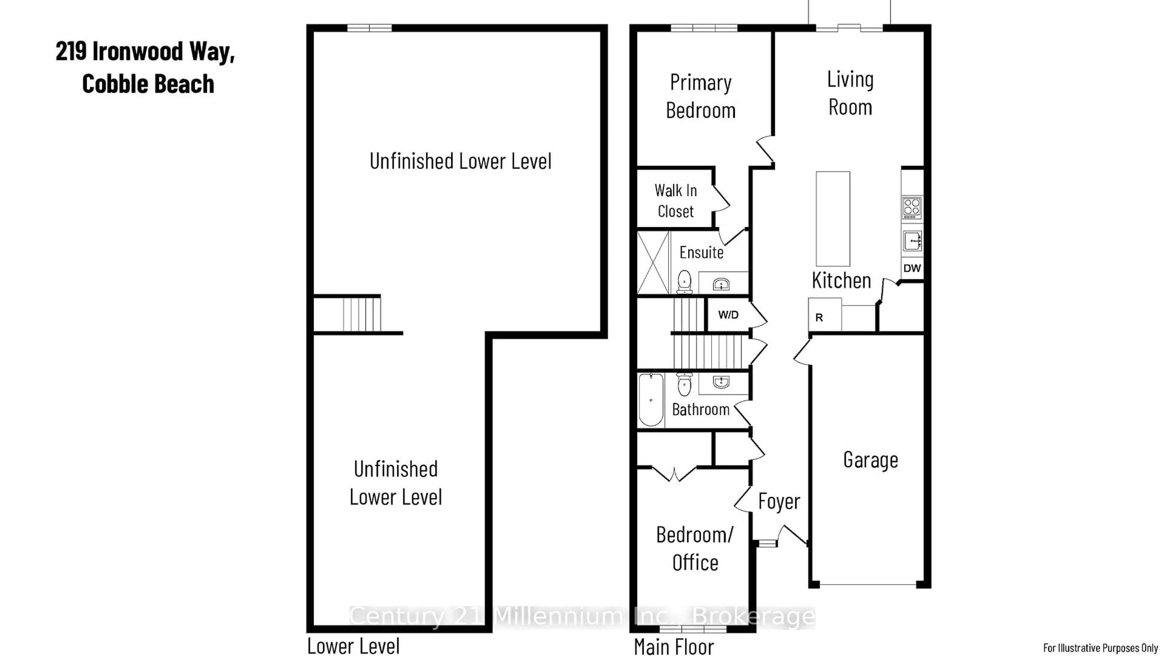 Floor plan for 219 Ironwood Way, Georgian Bluffs Ontario N0H 1S0