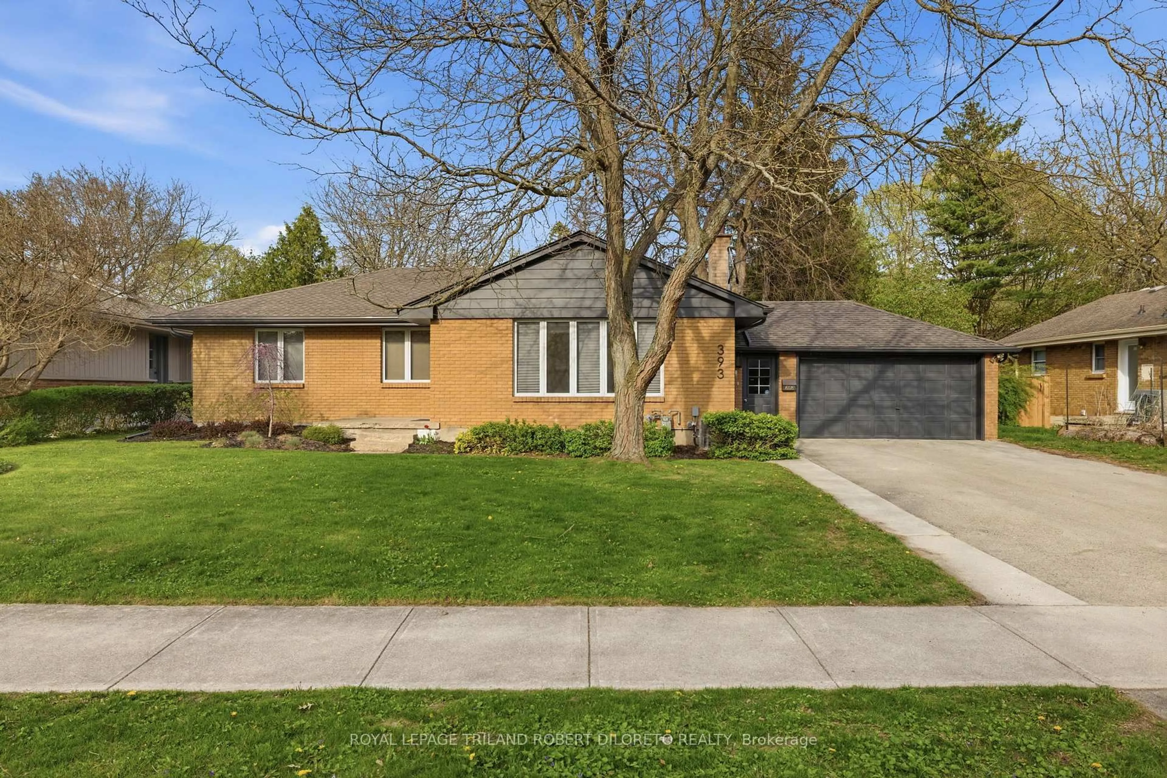 Home with brick exterior material, street for 393 Fox Ave, London North Ontario N6G 1H7