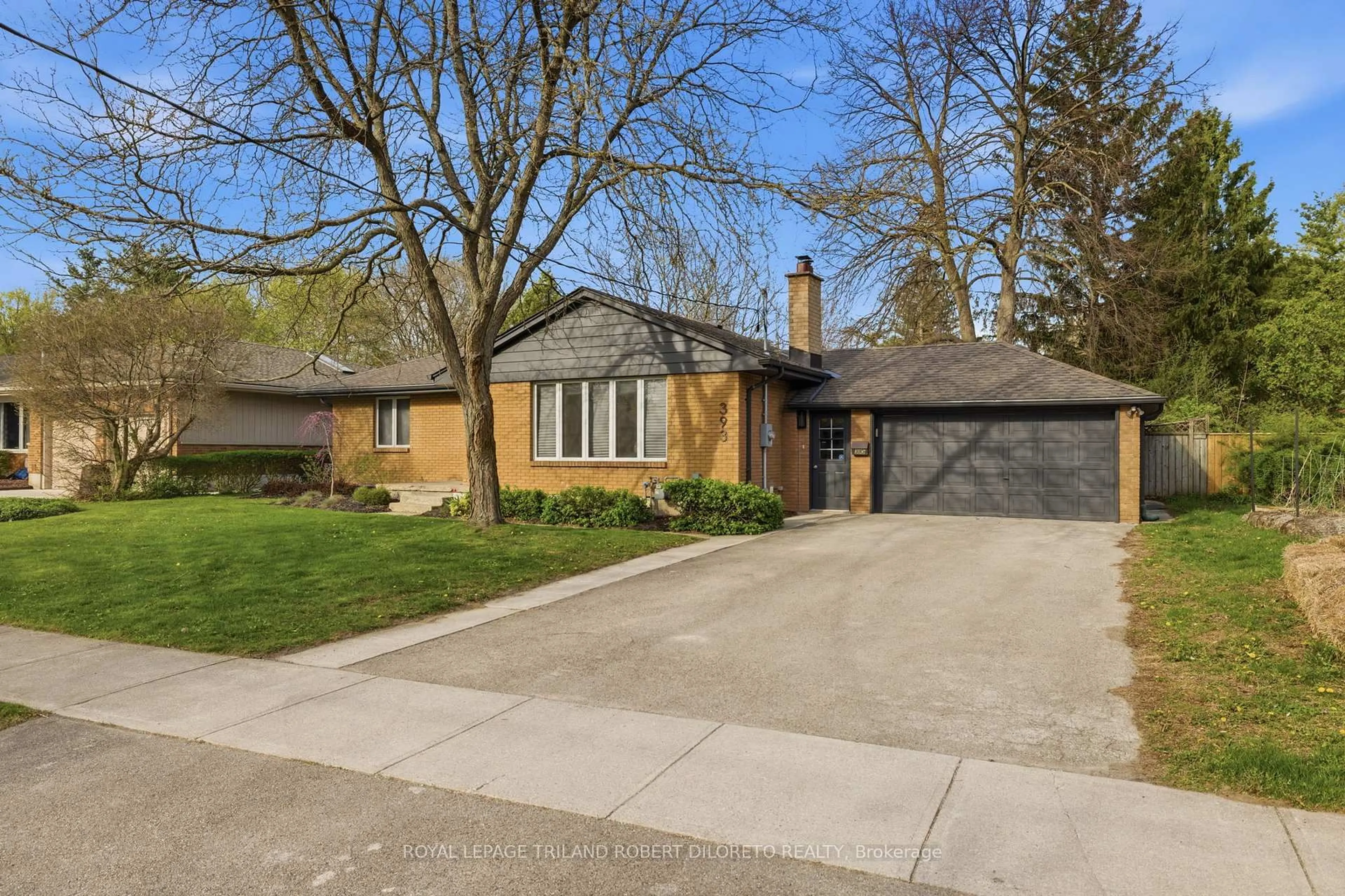 Home with brick exterior material, street for 393 Fox Ave, London North Ontario N6G 1H7