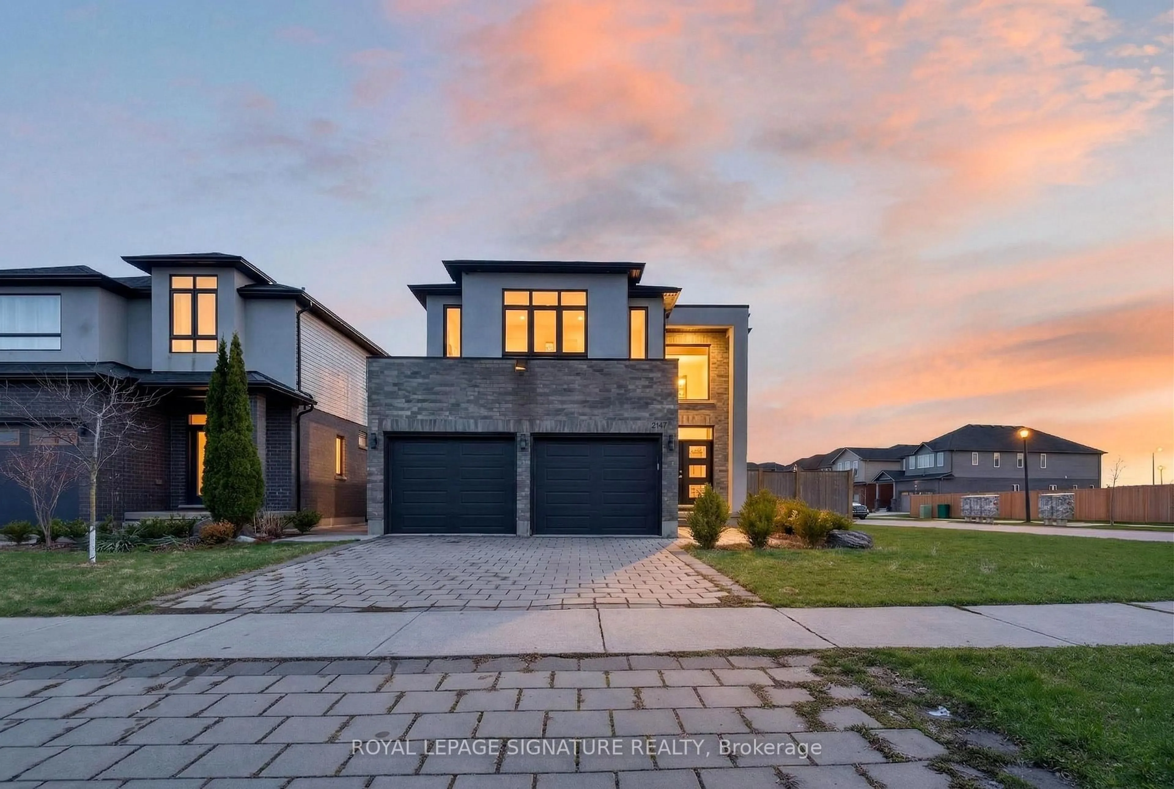 Home with brick exterior material, street for 2147 Wateroak Dr, London North Ontario N6G 5B4