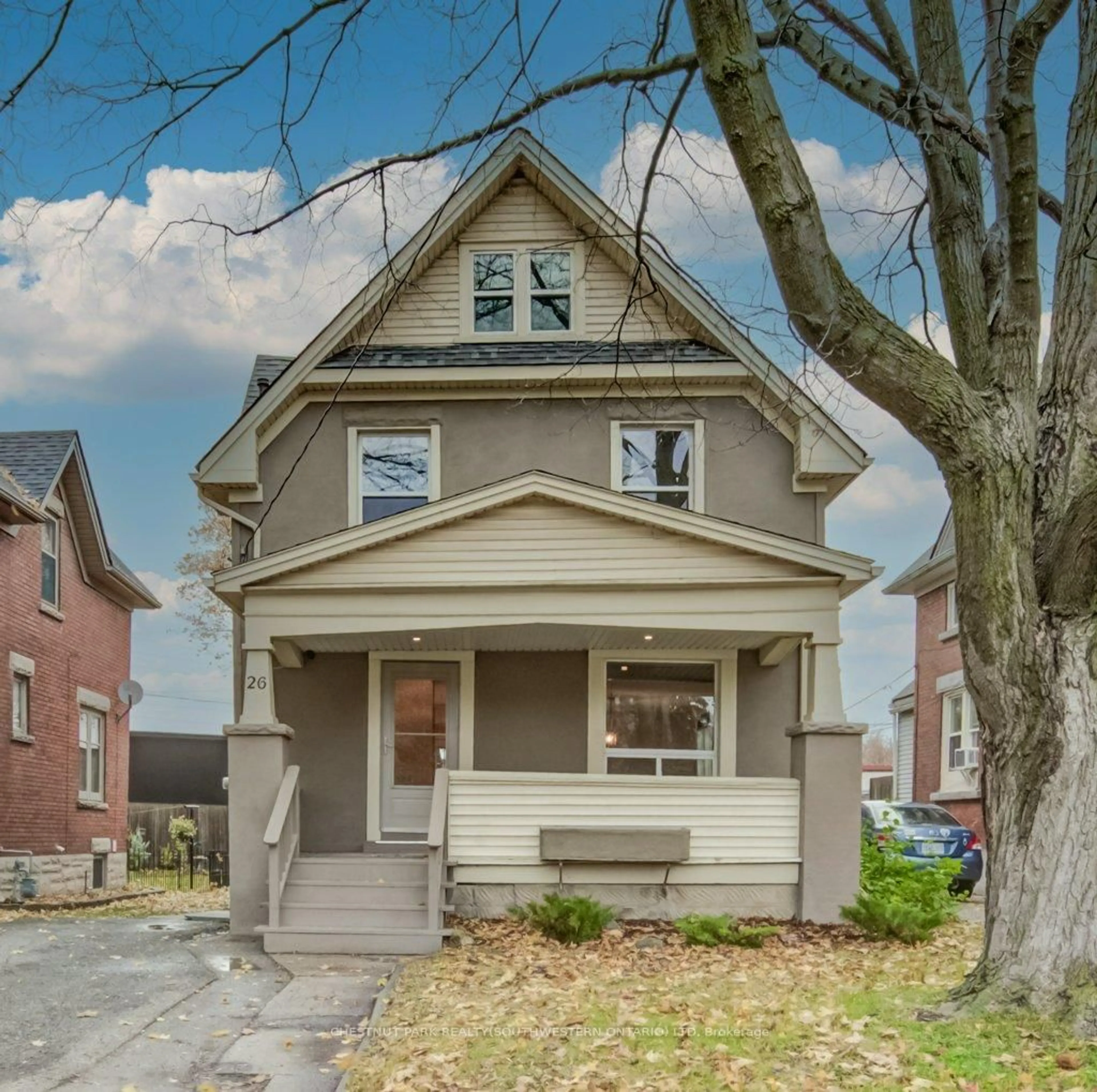 Home with brick exterior material, street for 26 St. Leger St, Kitchener Ontario N2H 4L9