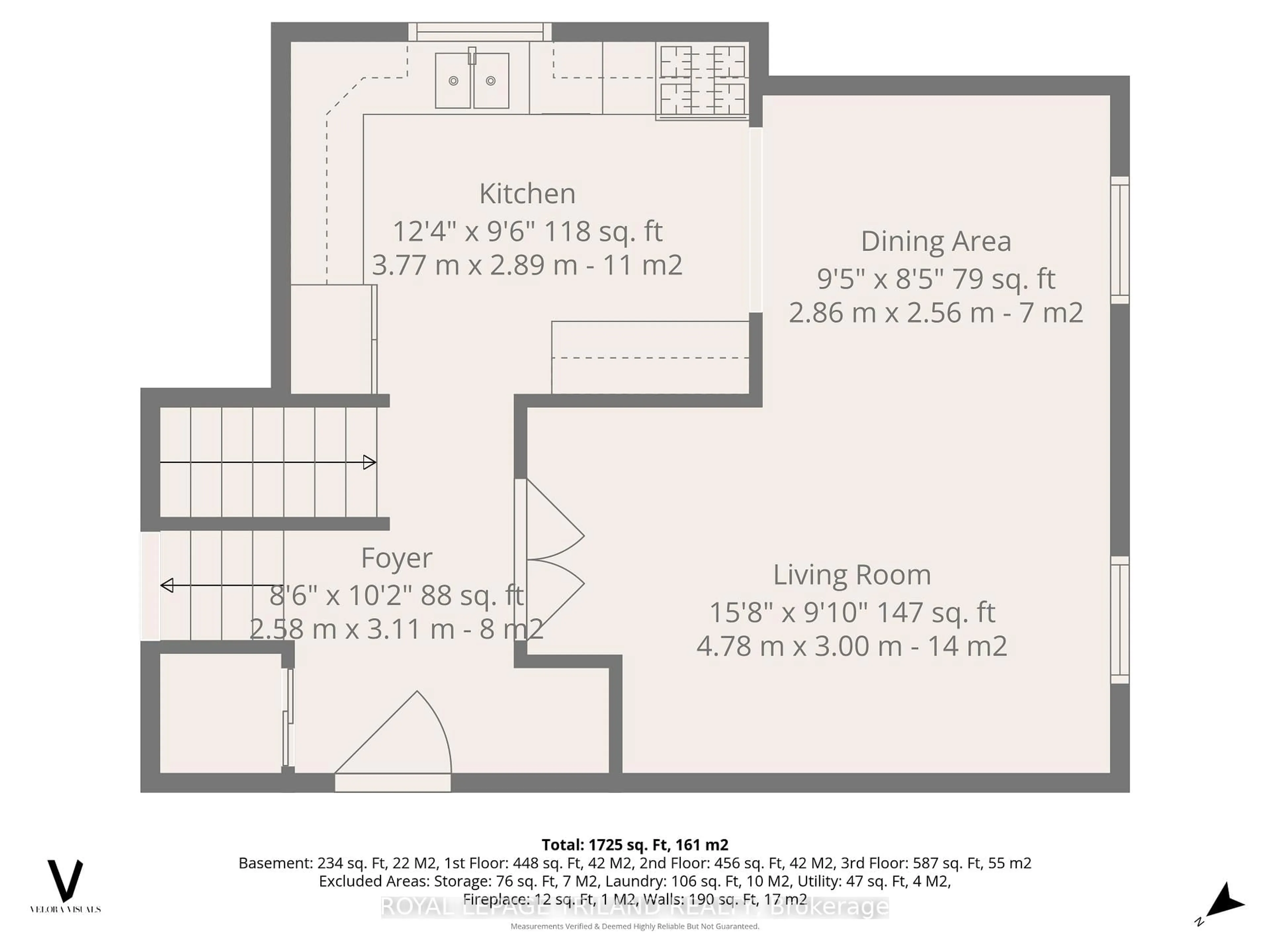 Floor plan for 18 Tumbleweed Cres, London South Ontario N6E 2N7
