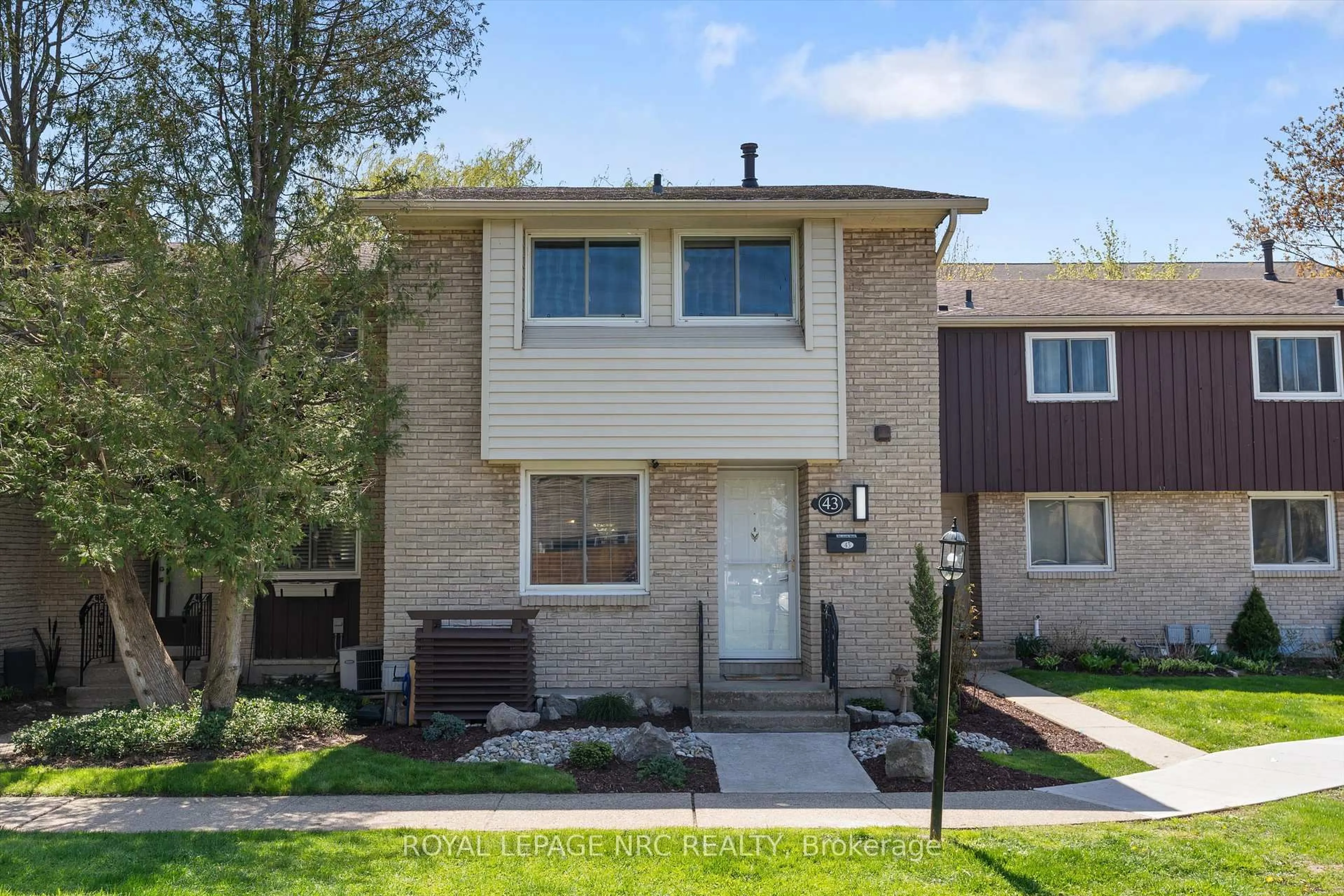 Home with brick exterior material, street for 50 Lakeshore Rd #43, St. Catharines Ontario L2N 6P8