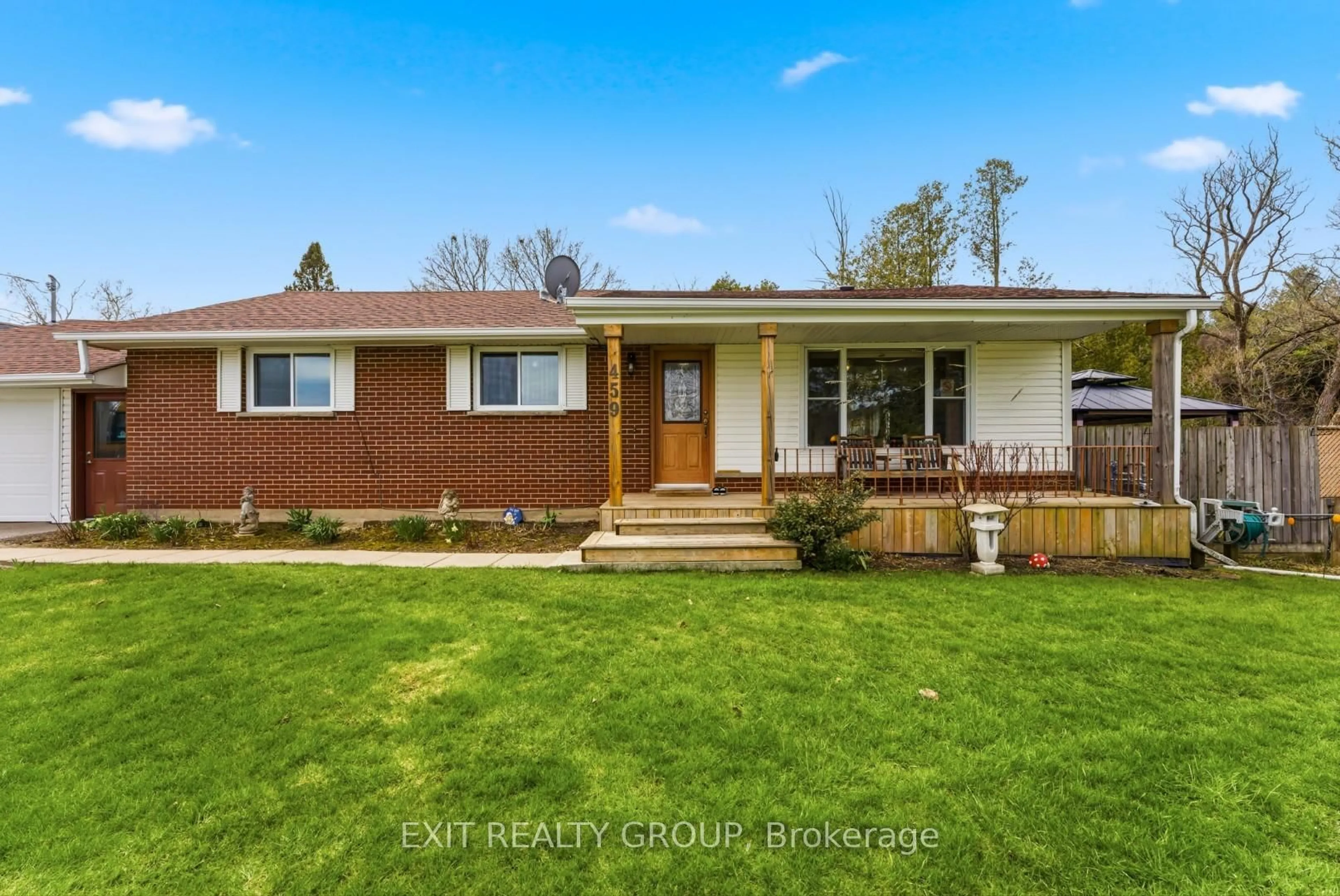 Home with vinyl exterior material, street for 459 Brook Rd, Cobourg Ontario K9A 4J8