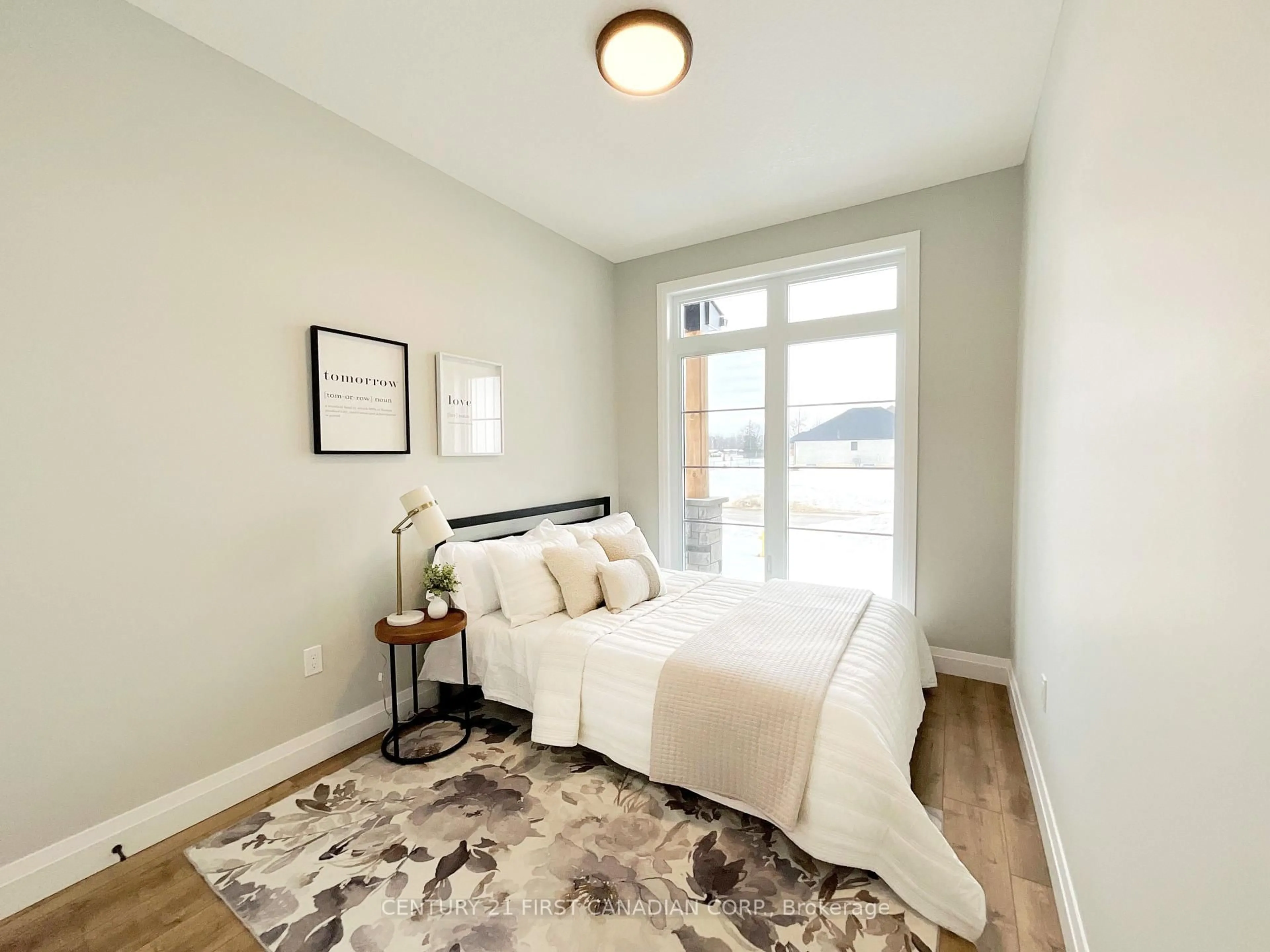 Bedroom with bed, unknown for 7 POSTMA Cres, North Middlesex Ontario N0M 1A0