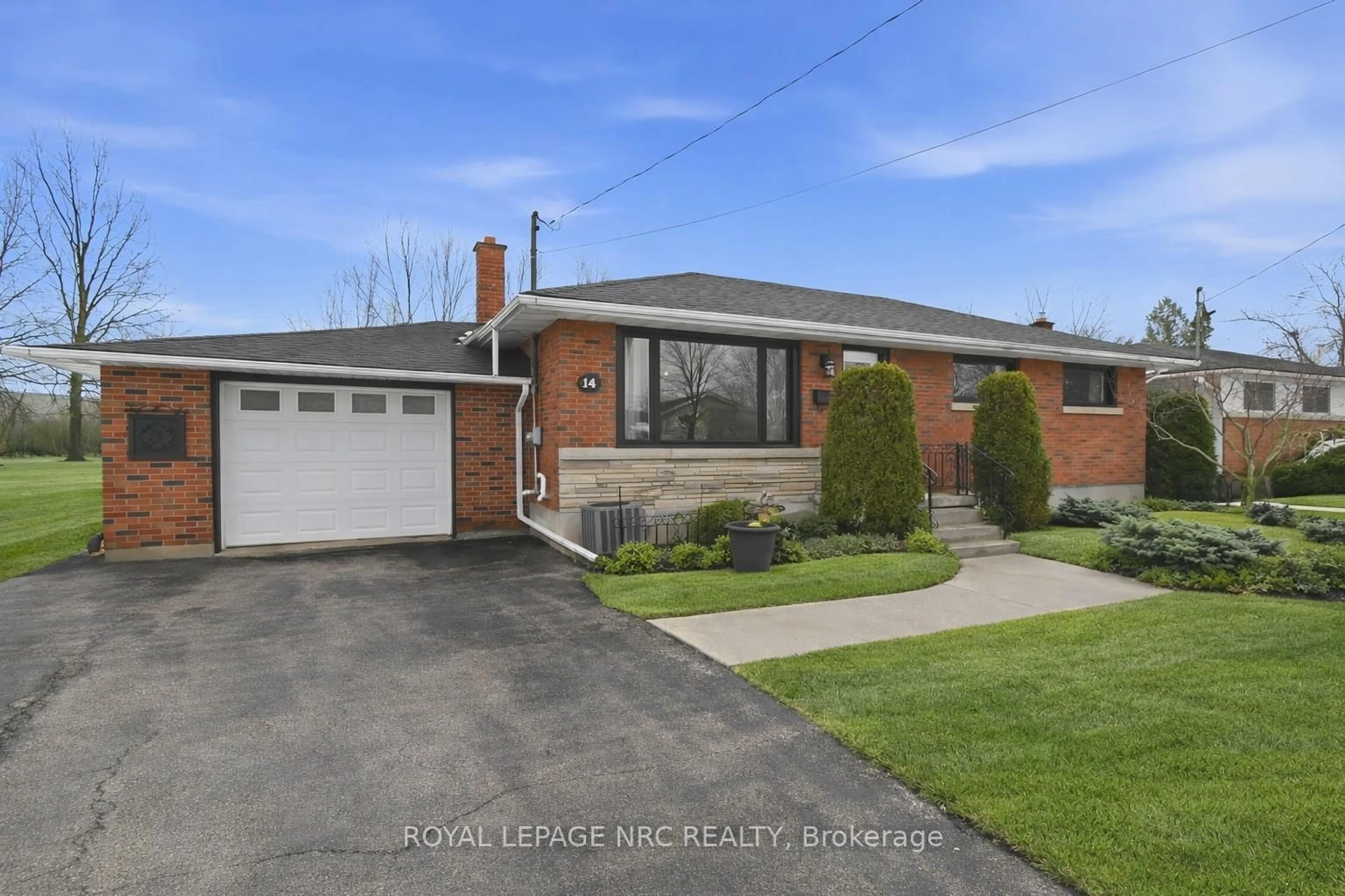 Home with brick exterior material, street for 14 Terrace Ave, Welland Ontario L3C 2C4