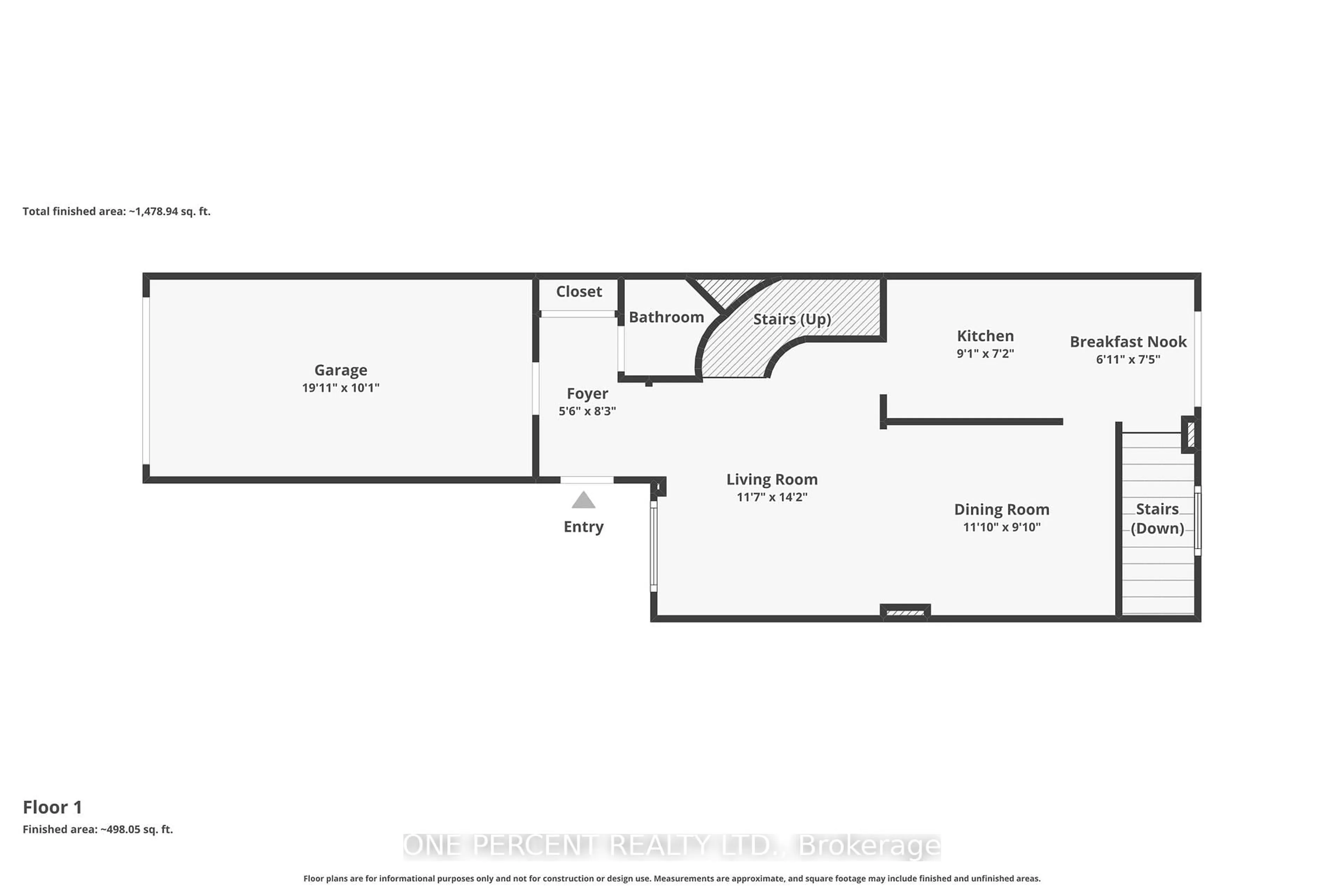 Floor plan for 234 Beatrice Dr, Ottawa Ontario K2J 4P1