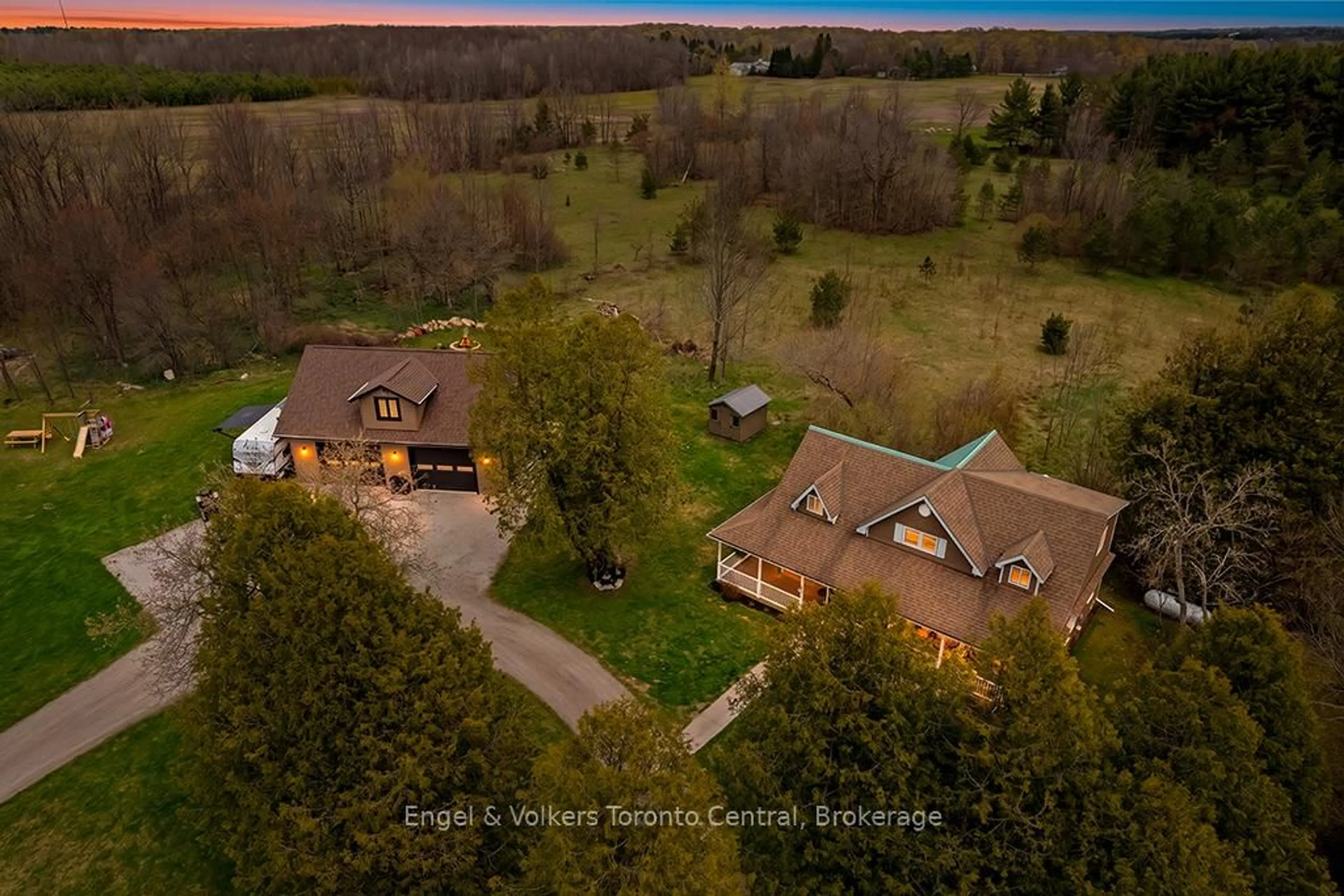 A pic from outside/outdoor area/front of a property/back of a property/a pic from drone, unknown for 122459 GREY ROAD 5, Georgian Bluffs Ontario N4K 5N5