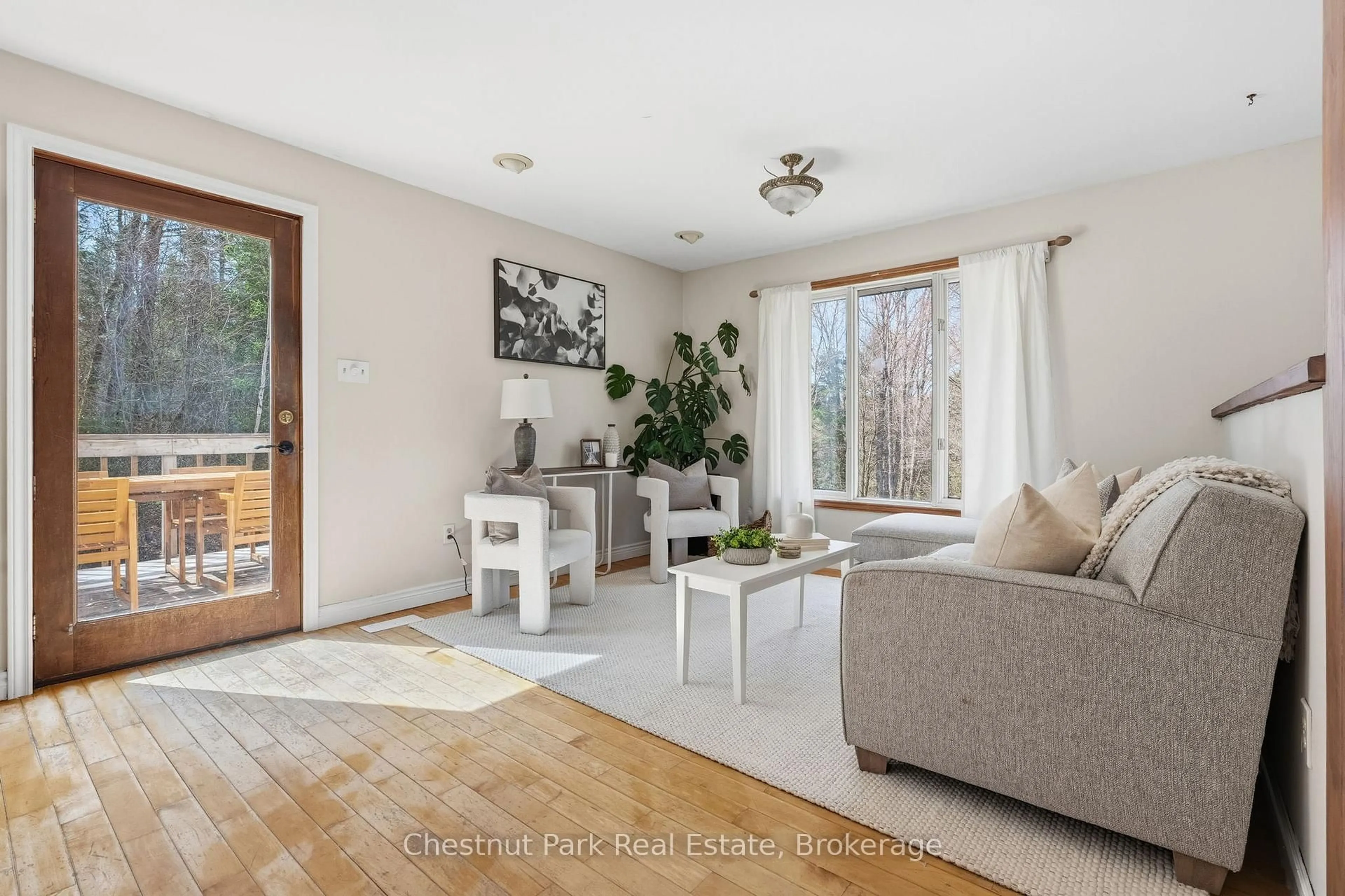 Living room with furniture, unknown for 1895 Lone Pine Dr, Huntsville Ontario P0B 1L0