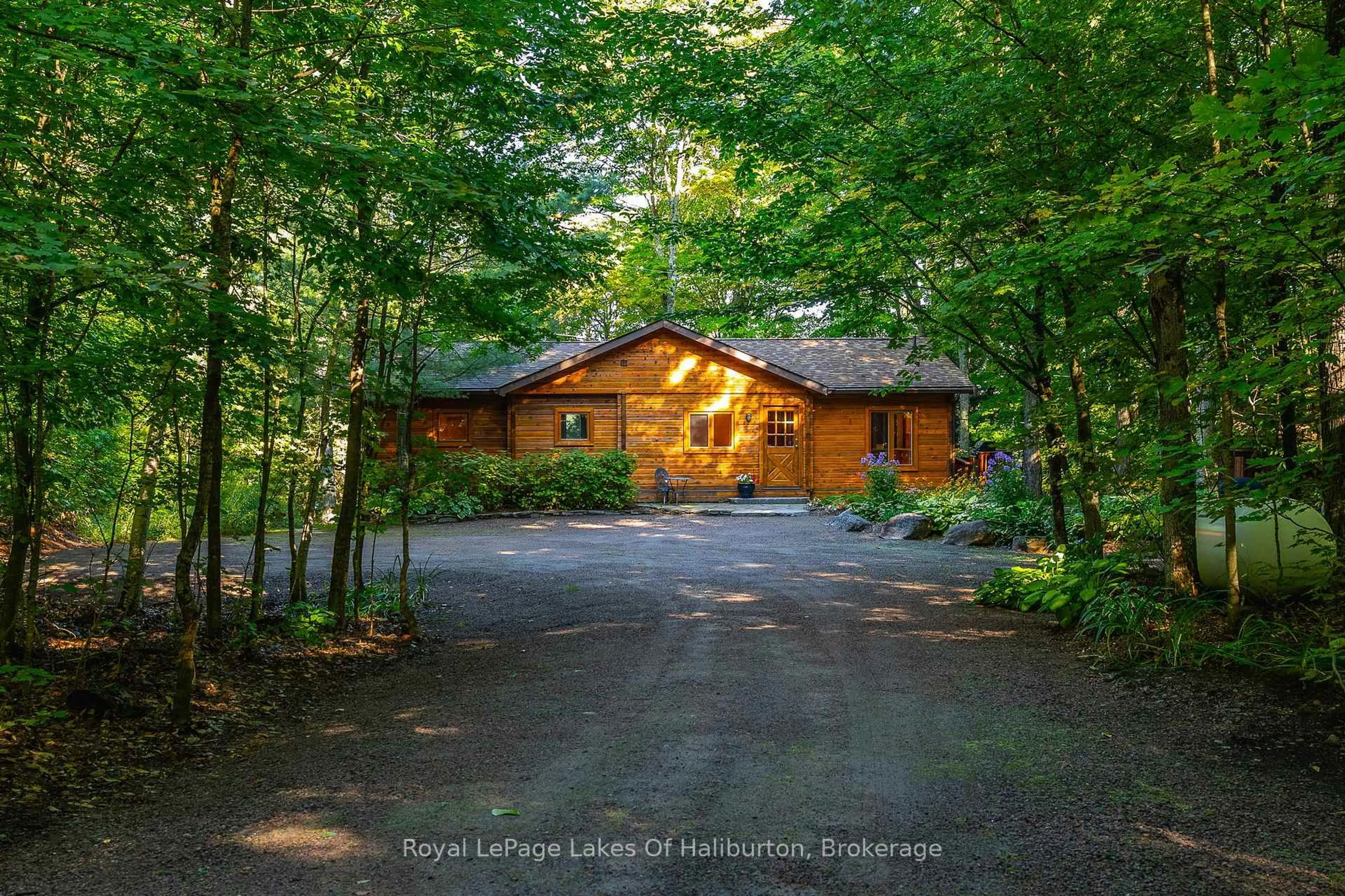 A pic from outside/outdoor area/front of a property/back of a property/a pic from drone, forest/trees view for 1330 Kushog Lake Rd, Algonquin Highlands Ontario K0M 1S0