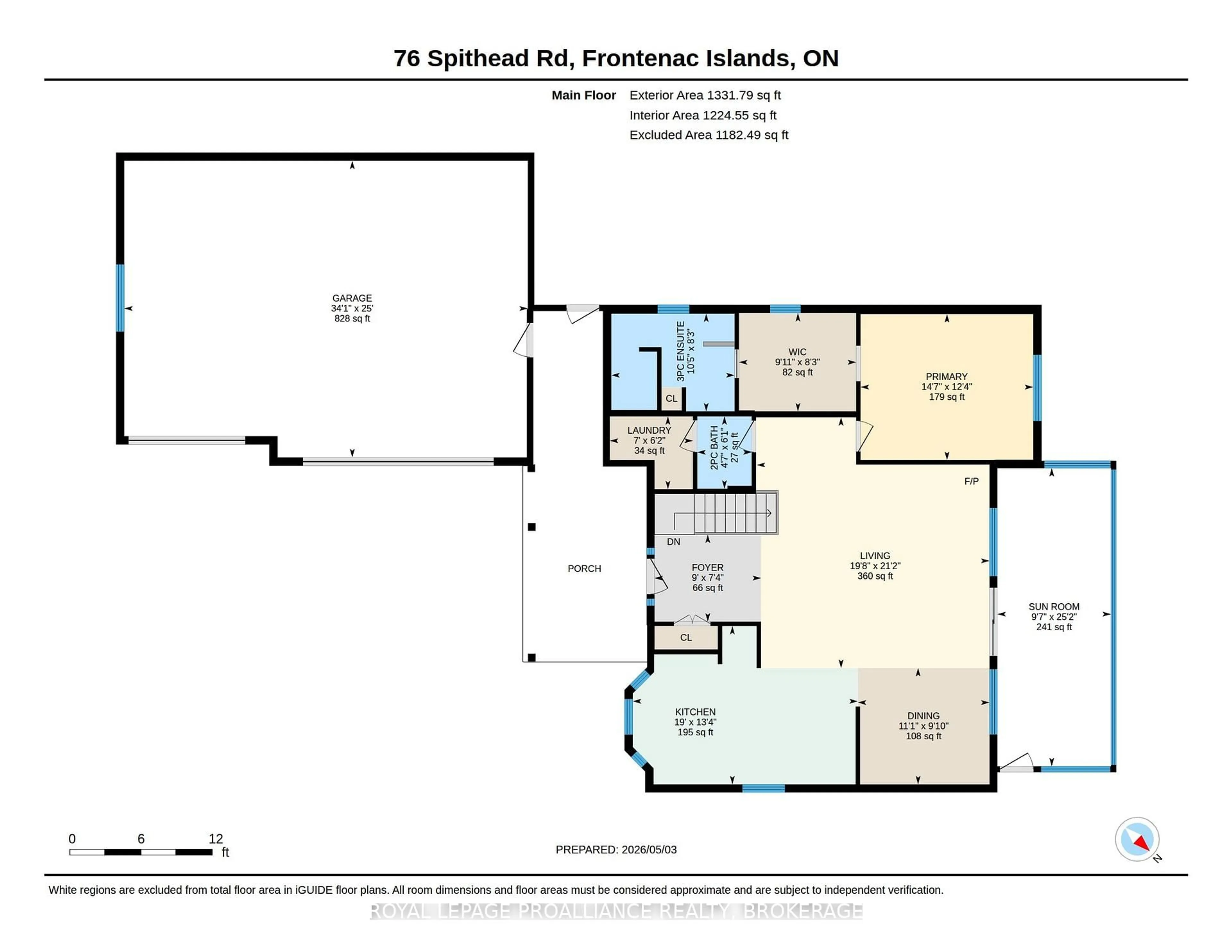 Floor plan for 76 Spithead Rd, Gananoque Ontario K7G 2V6