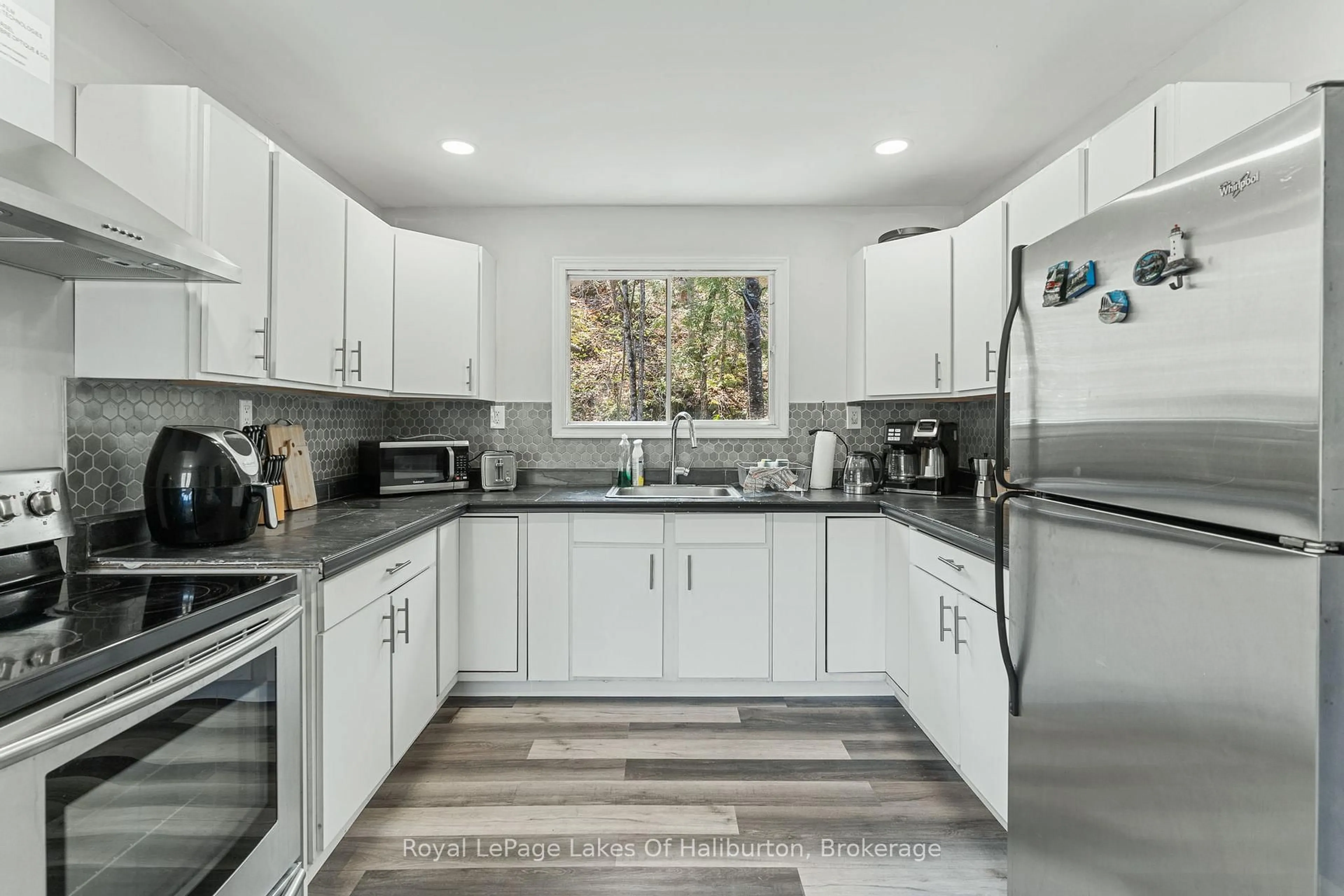 Open concept kitchen, ceramic/tile floor for 1027 Spencers Tr, Highlands East Ontario K0M 1X0