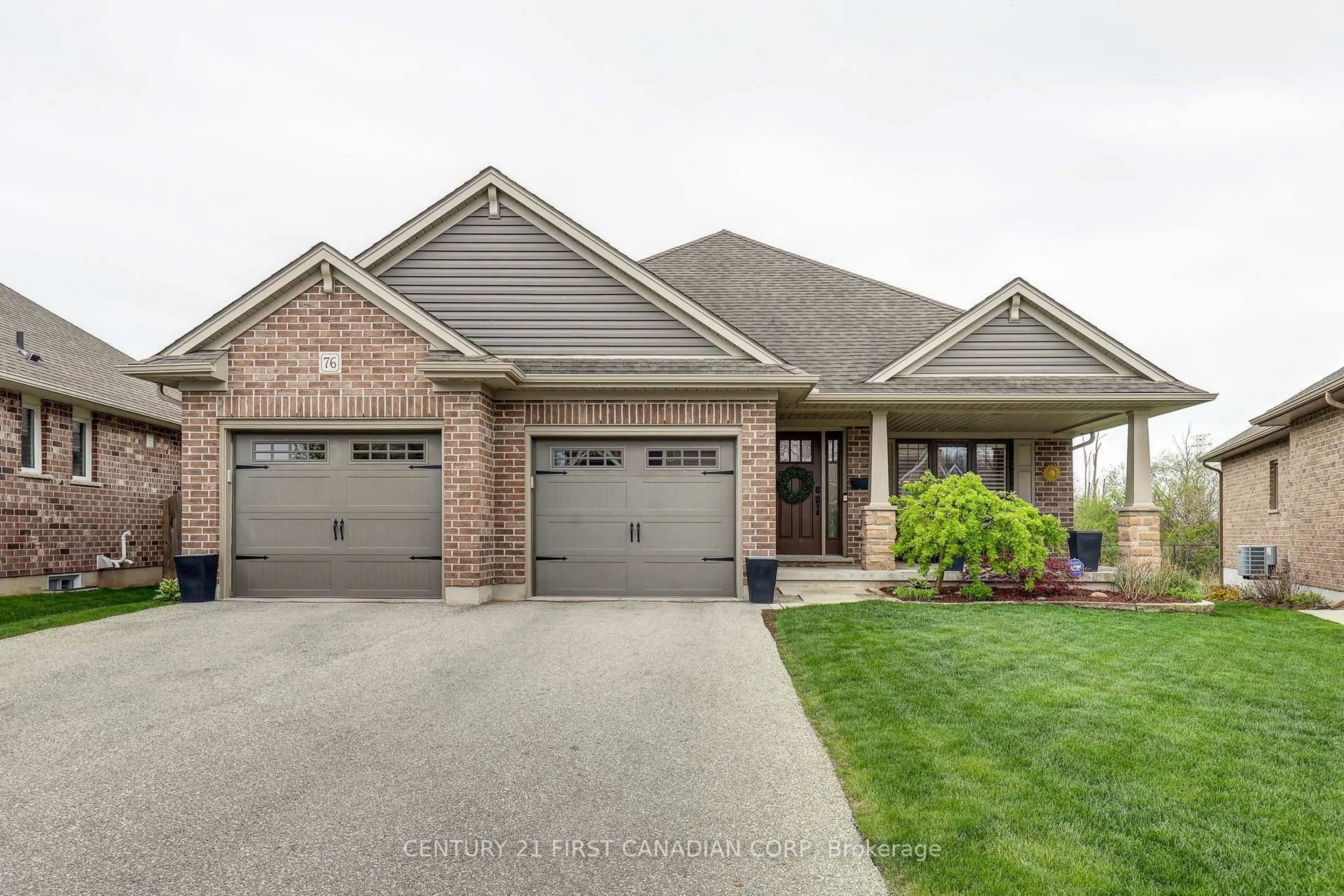 Home with brick exterior material, street for 76 Westlake Dr, St. Thomas Ontario N5P 0B7