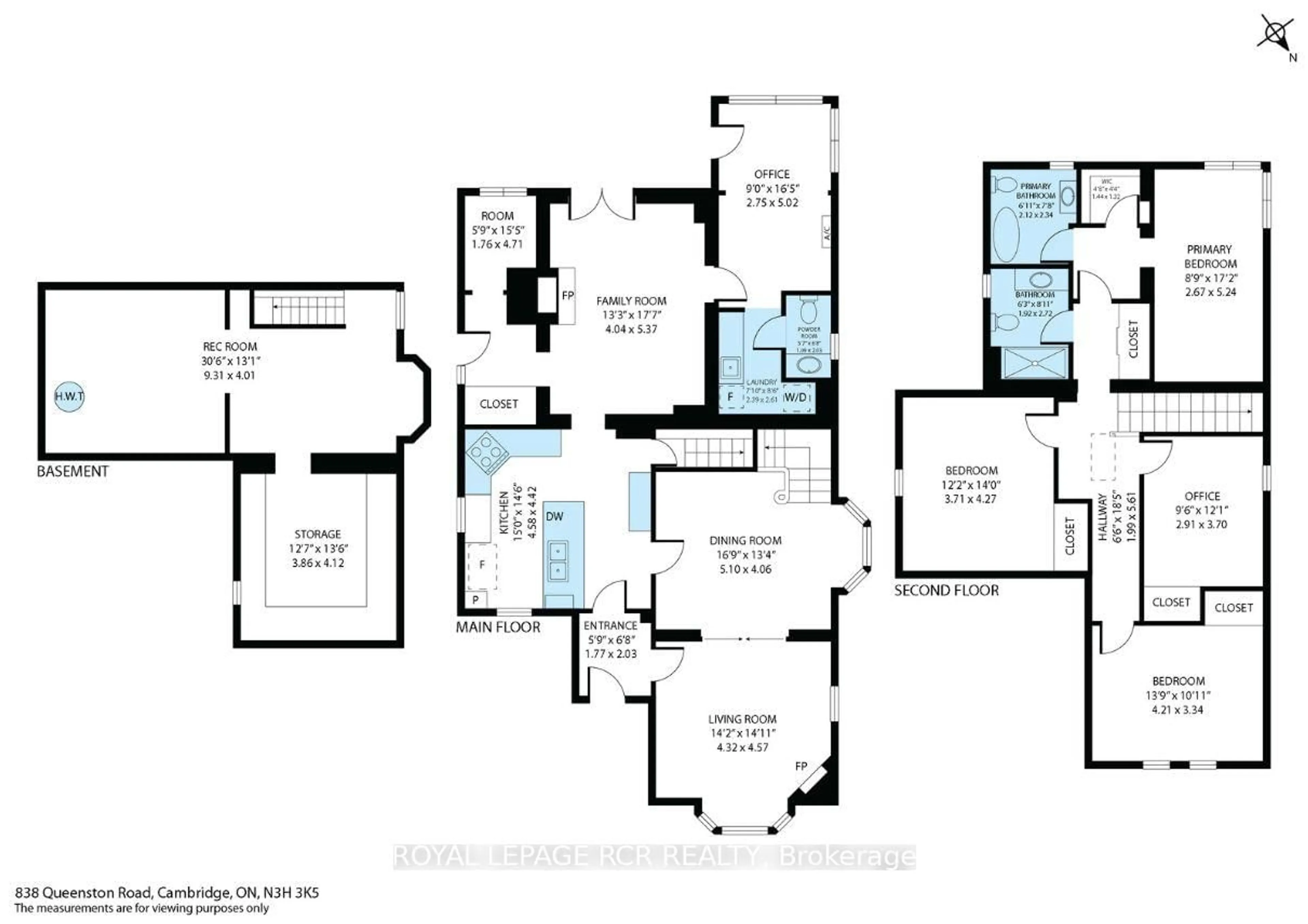 Floor plan for 838 Queenston Rd, Cambridge Ontario N3H 3K5
