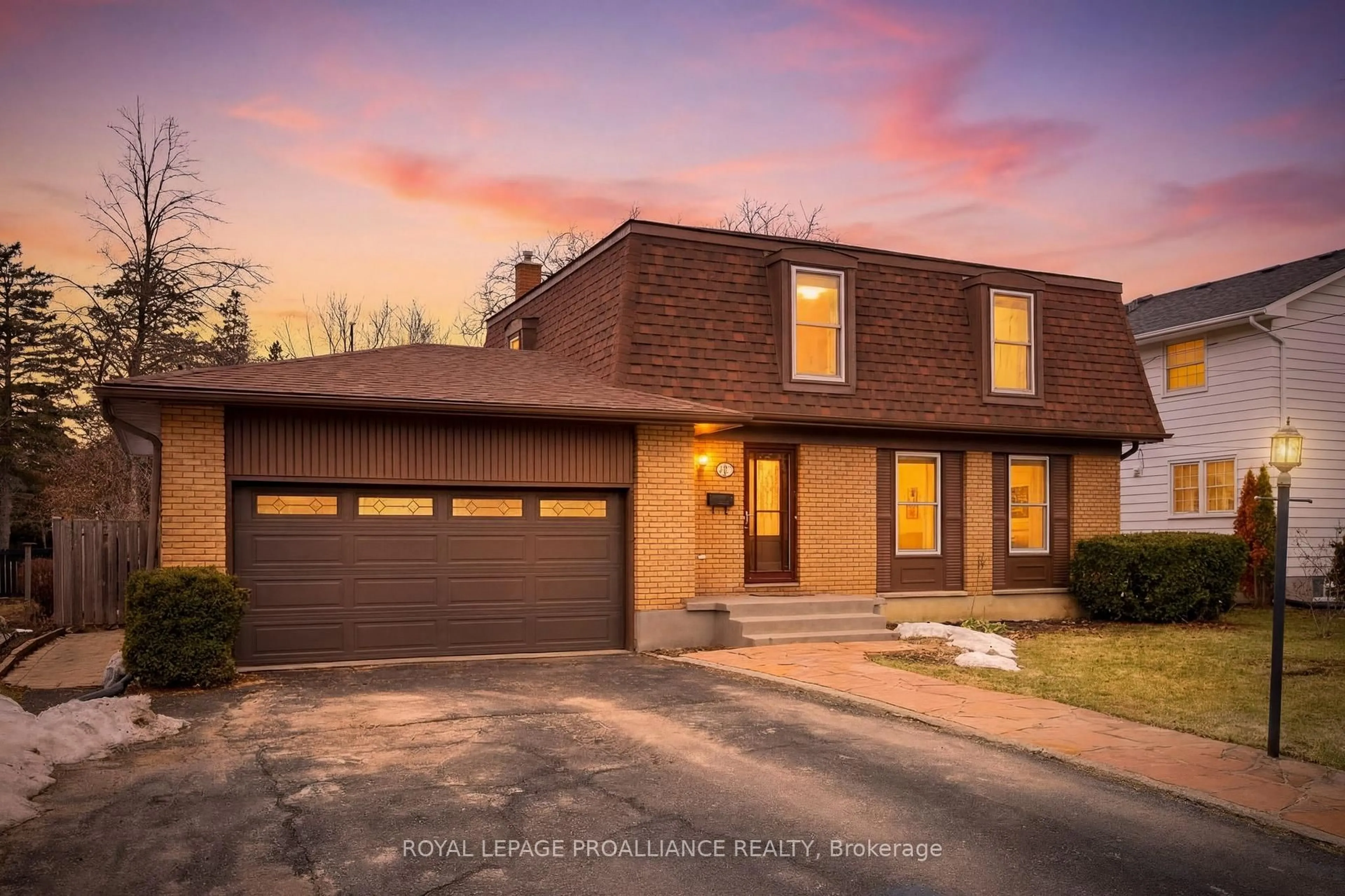 Home with brick exterior material, street for 14 FOREST HILL Cres, Belleville Ontario K8N 4M5