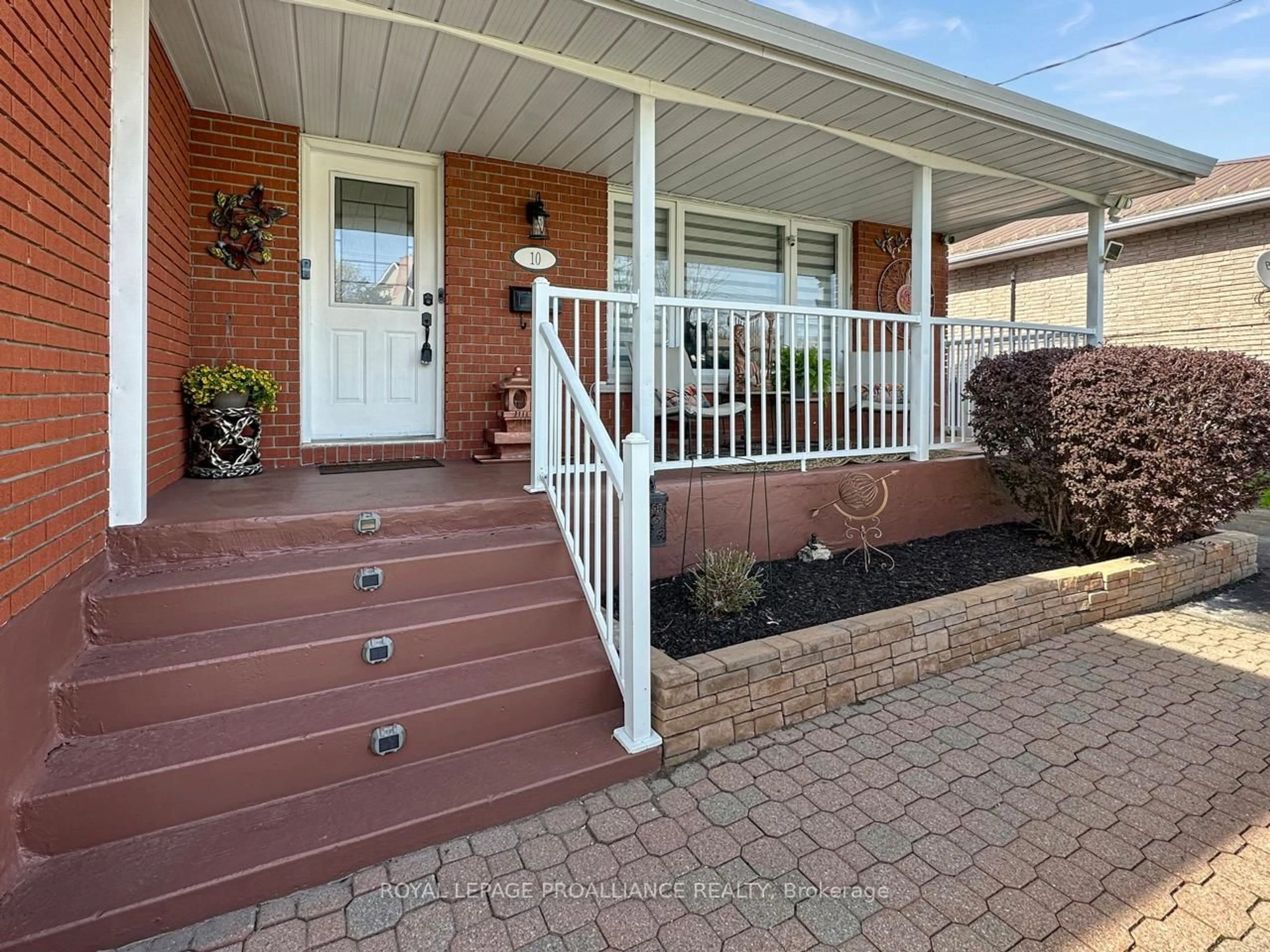Home with brick exterior material, street for 10 Chown Cres, Belleville Ontario K8P 4P9